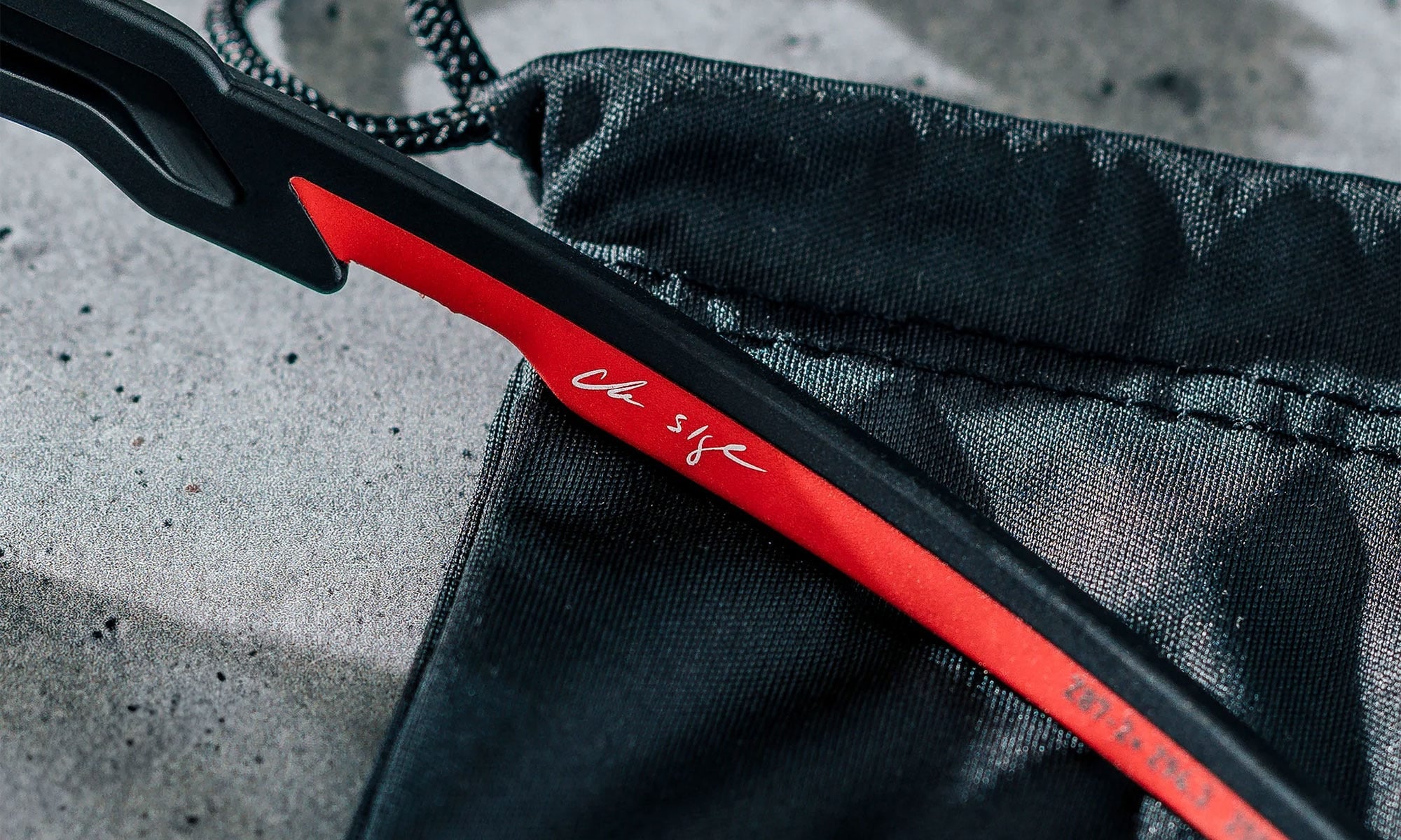 Wiley X WX JAKL American Sniper Signature Series Glasses - Captivate Black Mirror/Matte Black/Red