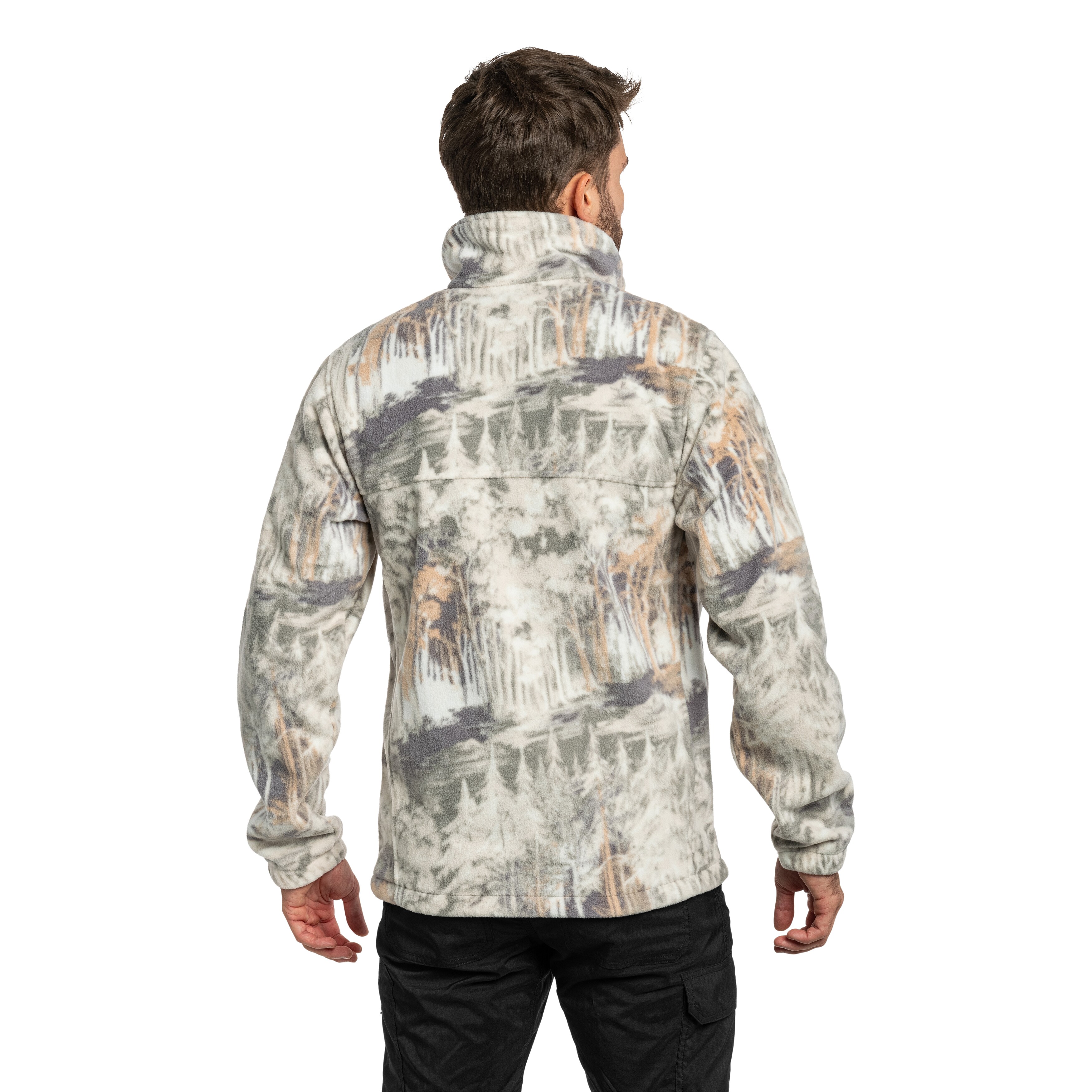 Columbia Steens Mountain Printed Jacket Fleece - City Grey Deschutestrees