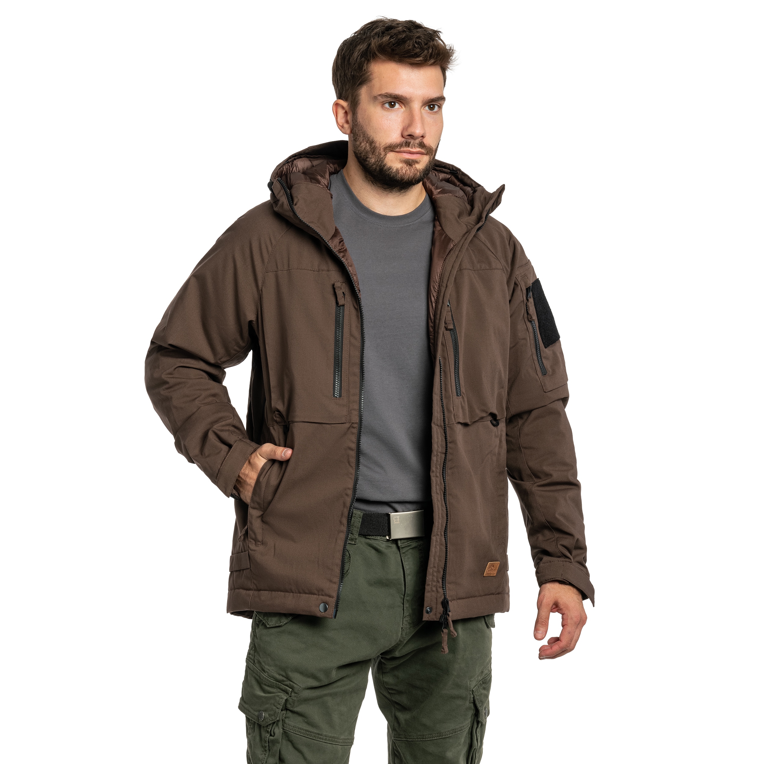 Helikon Winter Yukon Duracanvas Jacket - Earth Brown