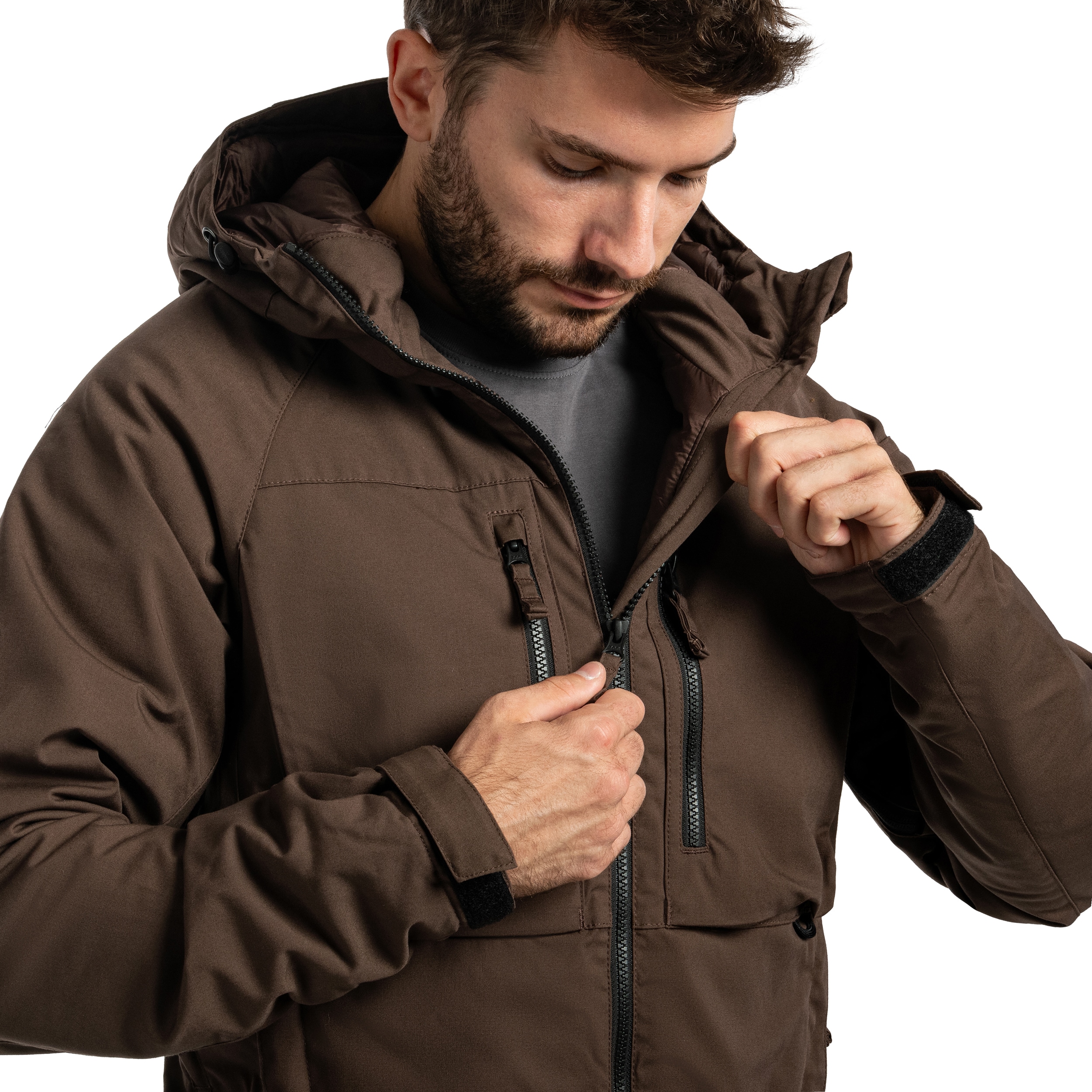 Helikon Winter Yukon Duracanvas Jacket - Earth Brown