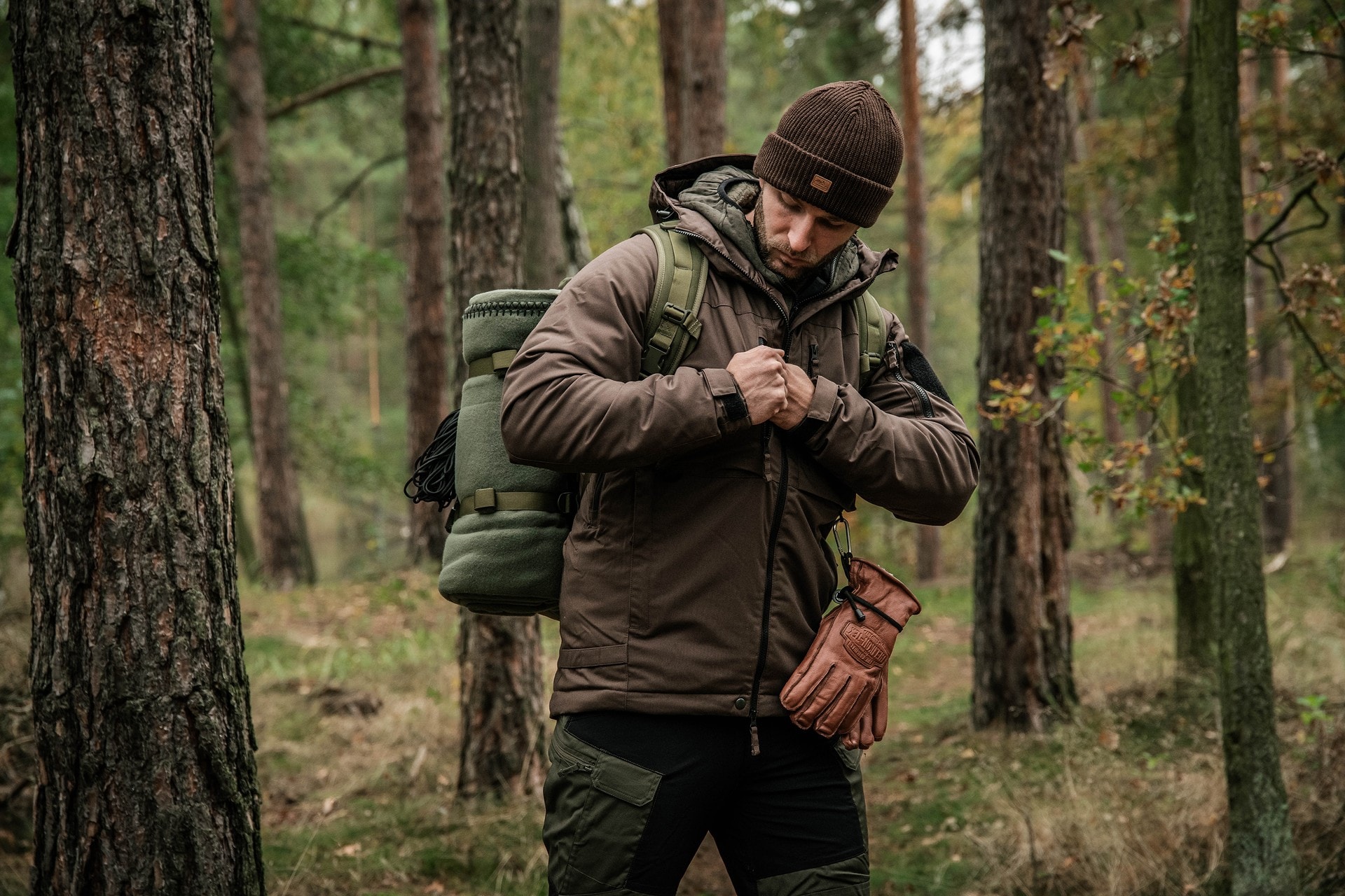 Helikon Winter Yukon Duracanvas Jacket - Earth Brown