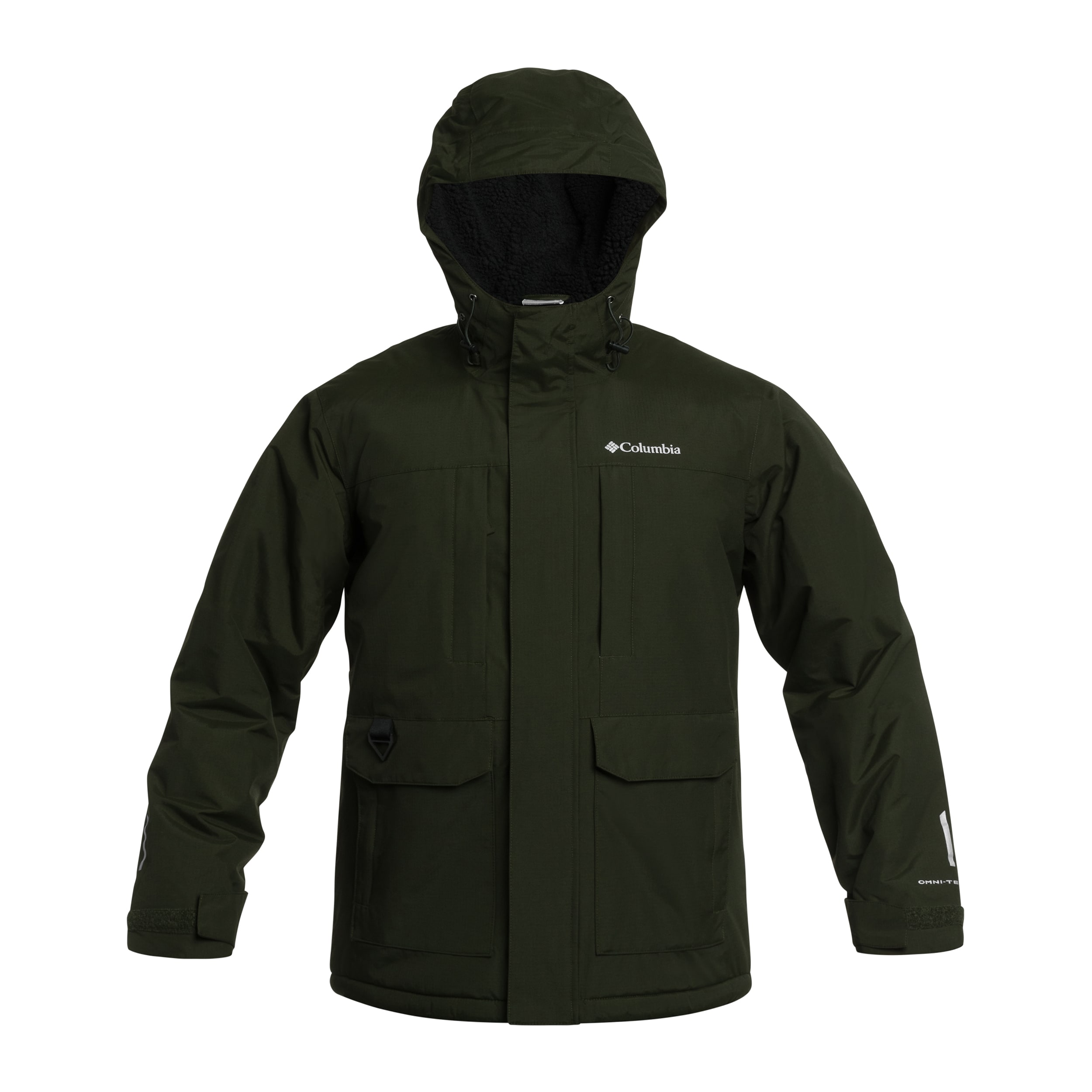 Columbia Landroamer Sherpa Lined Waterproof Hooded Jacket - Greenscape