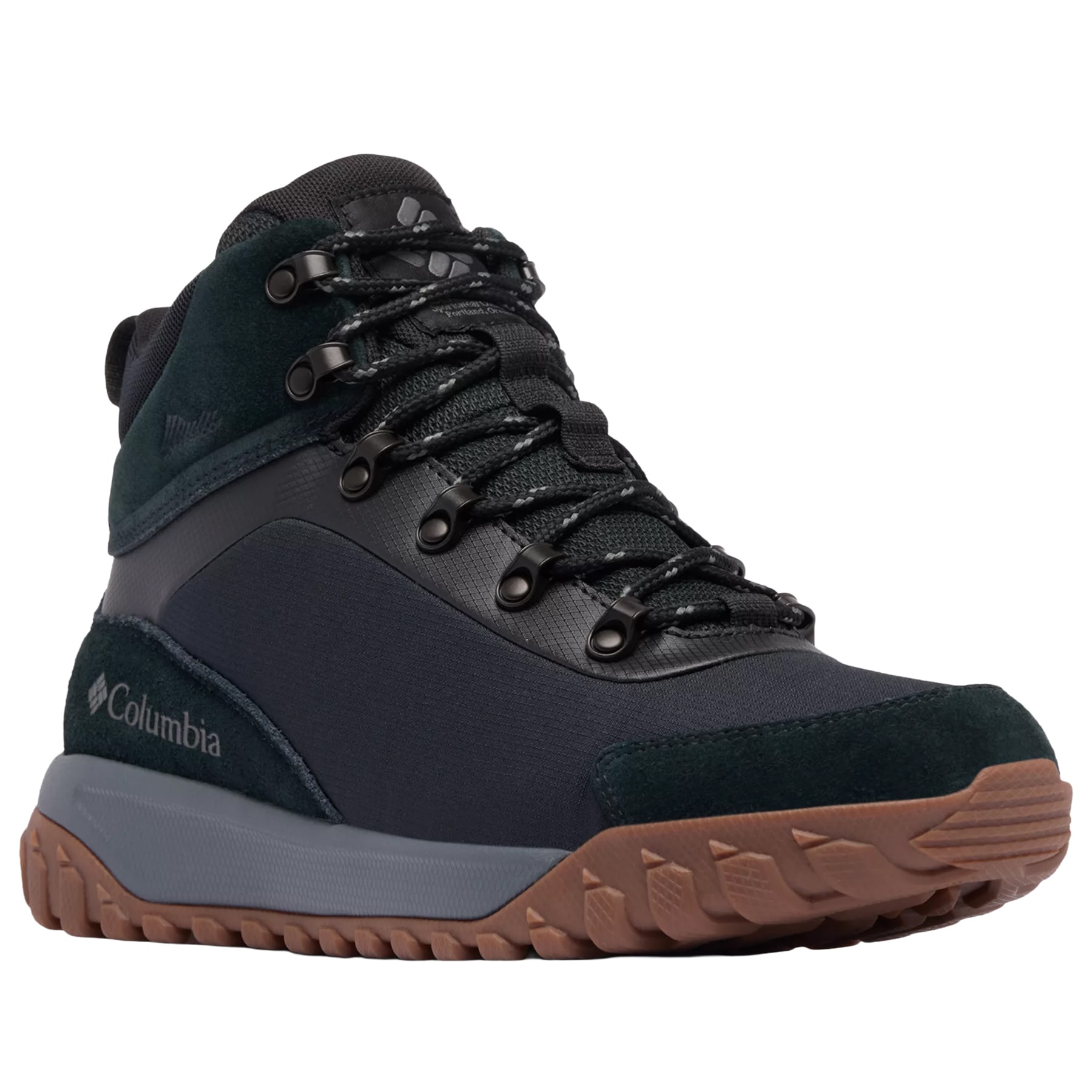 Columbia Burnsider Waterproof Boots - Black/City Grey