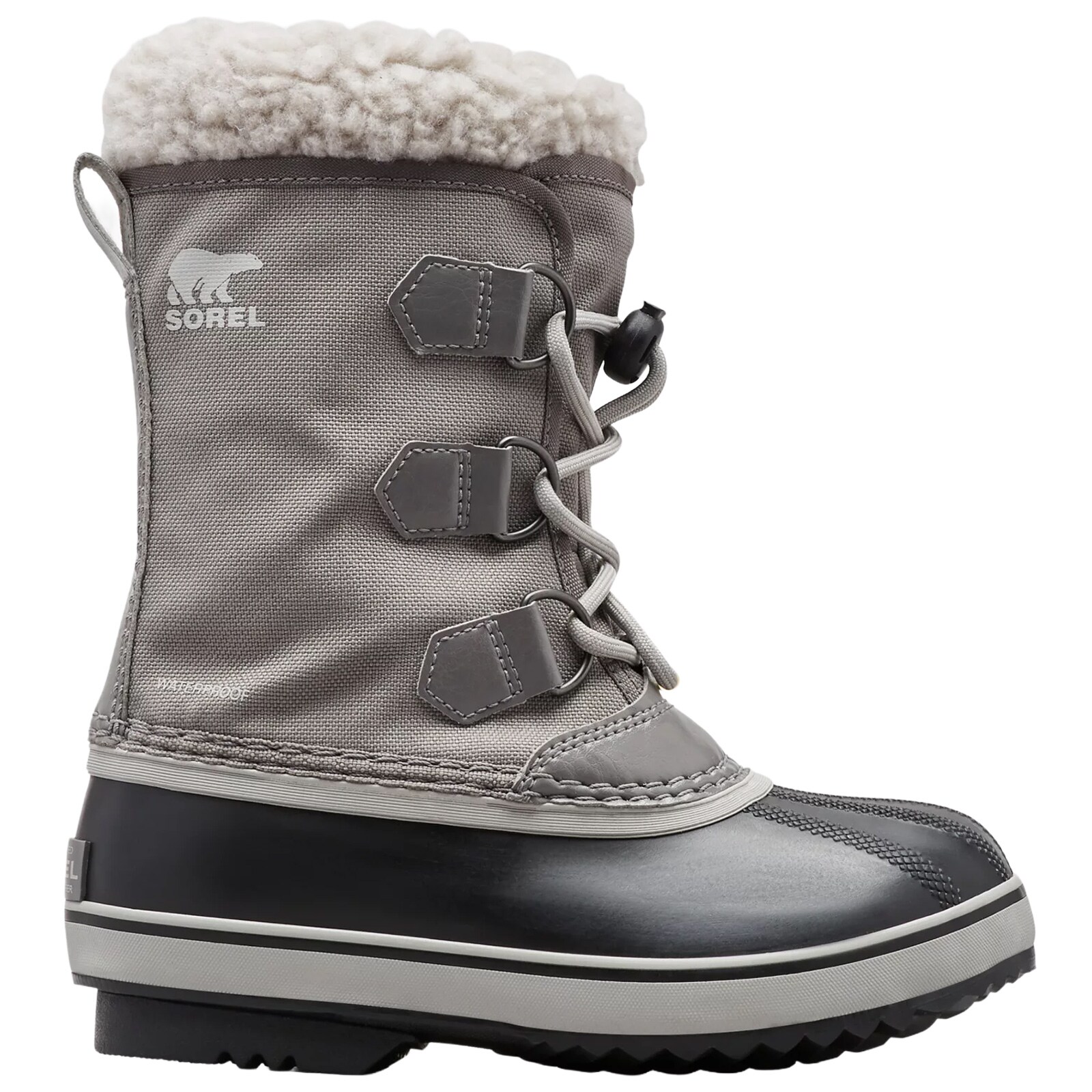 Sorel Yoot Pac Nylon Waterproof Children's Snow Boots - Quarry/Dove