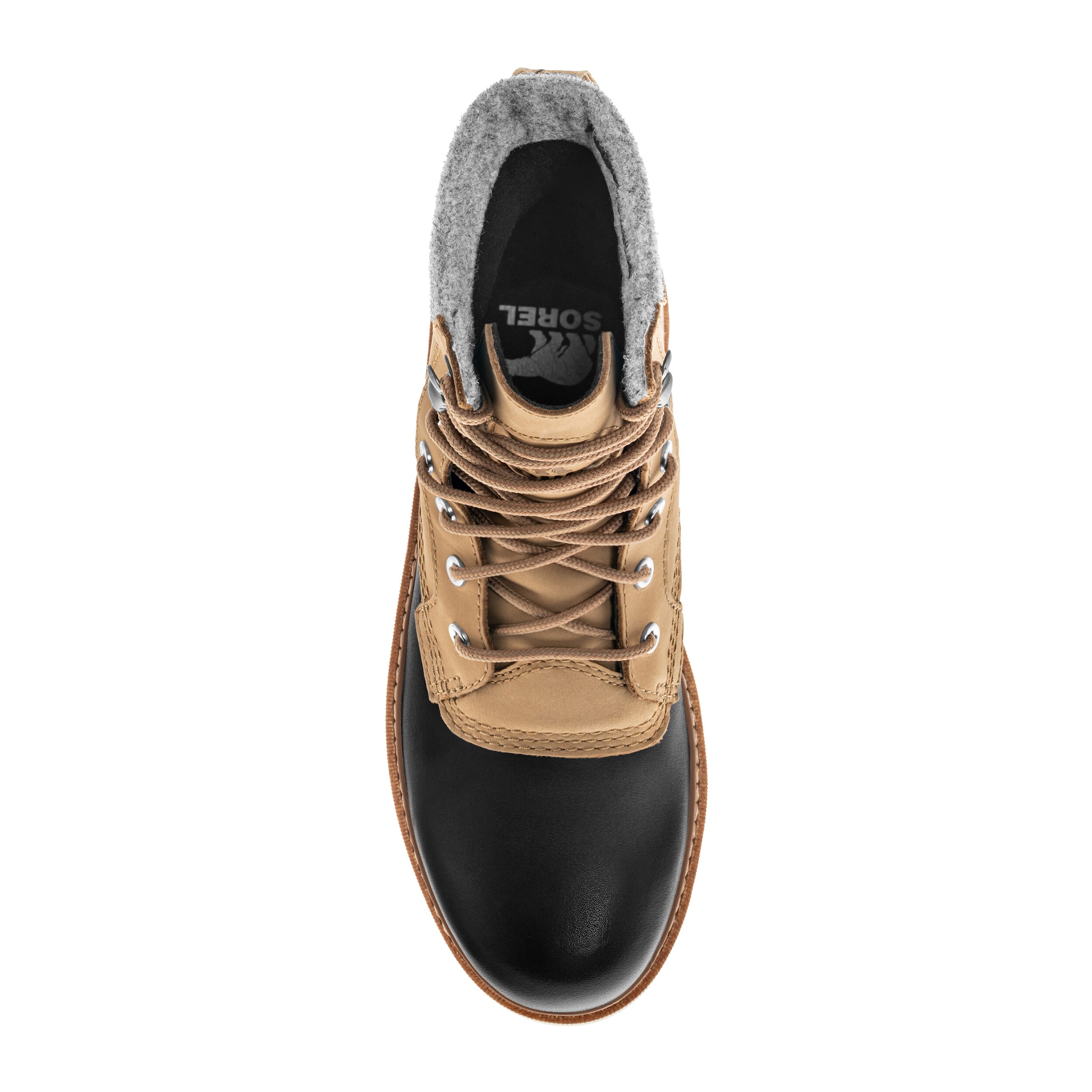 Sorel Slabtown 62 Caribou WP Boots - Caribou Buff/Black