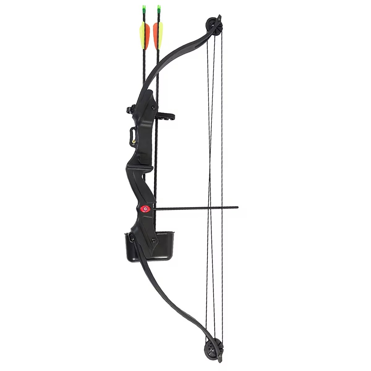 Crosman Elkhorn Compound Bow + MF Trade Straw Archery Target 65 cm - set
