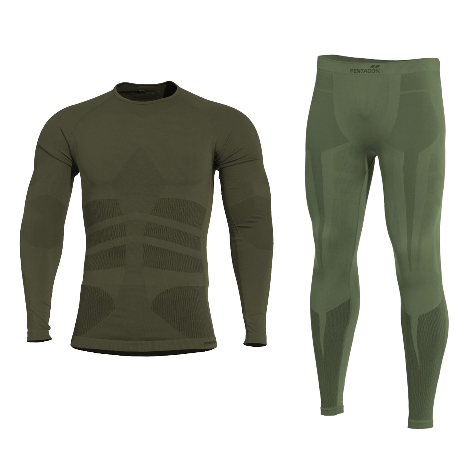 Pentagon Plexis Thermal Underwear Camo Green - set