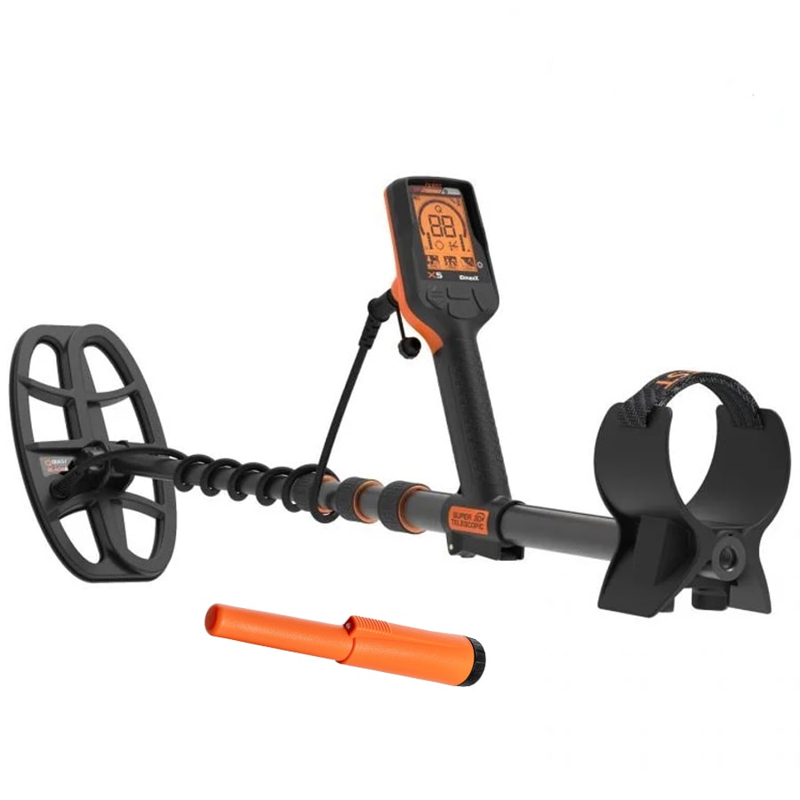 Quest X5 IDMaxX Metal Detector + Xpointer Land Orange - Set