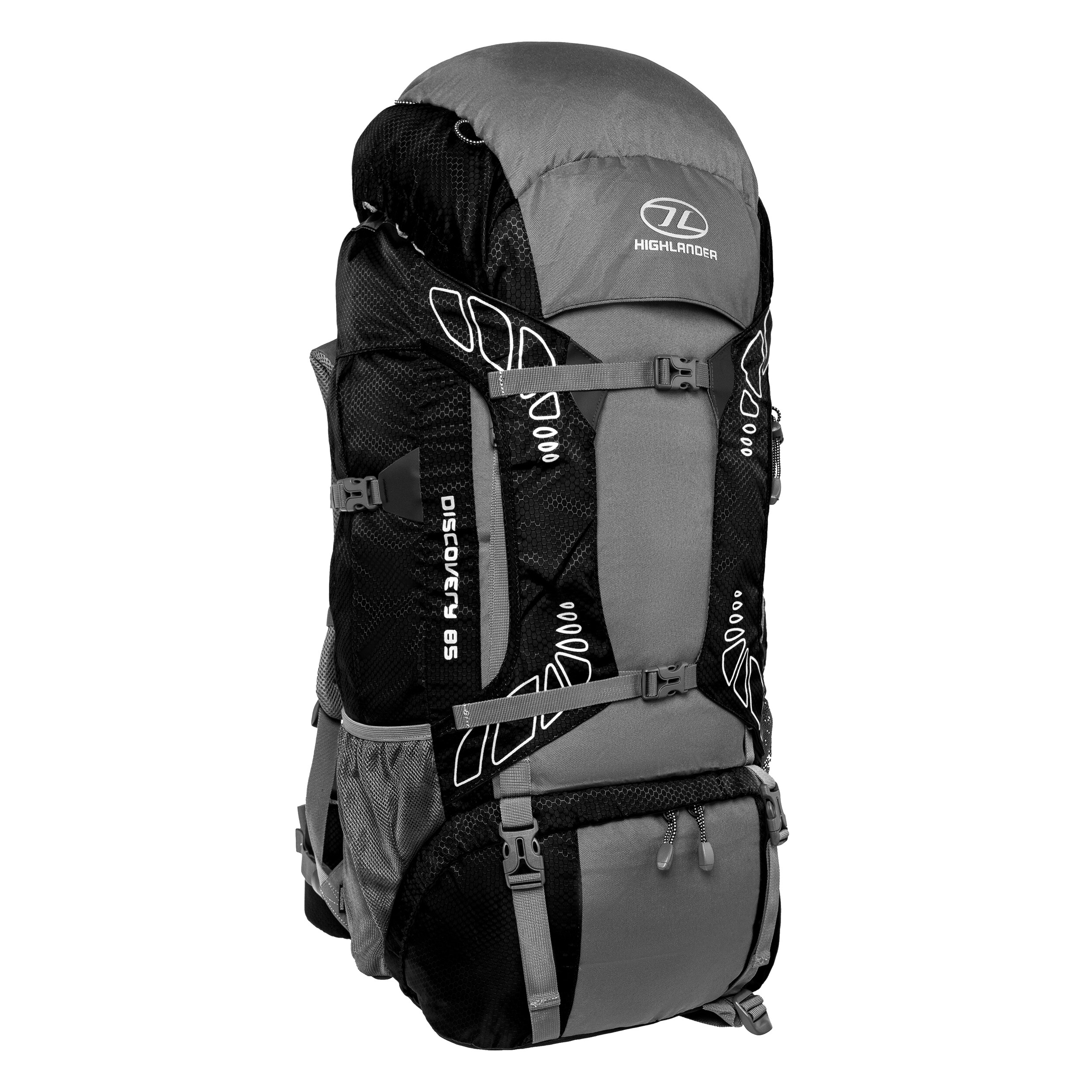 Highlander Outdoor Discovery Rucksack Backpack 85 l - Black