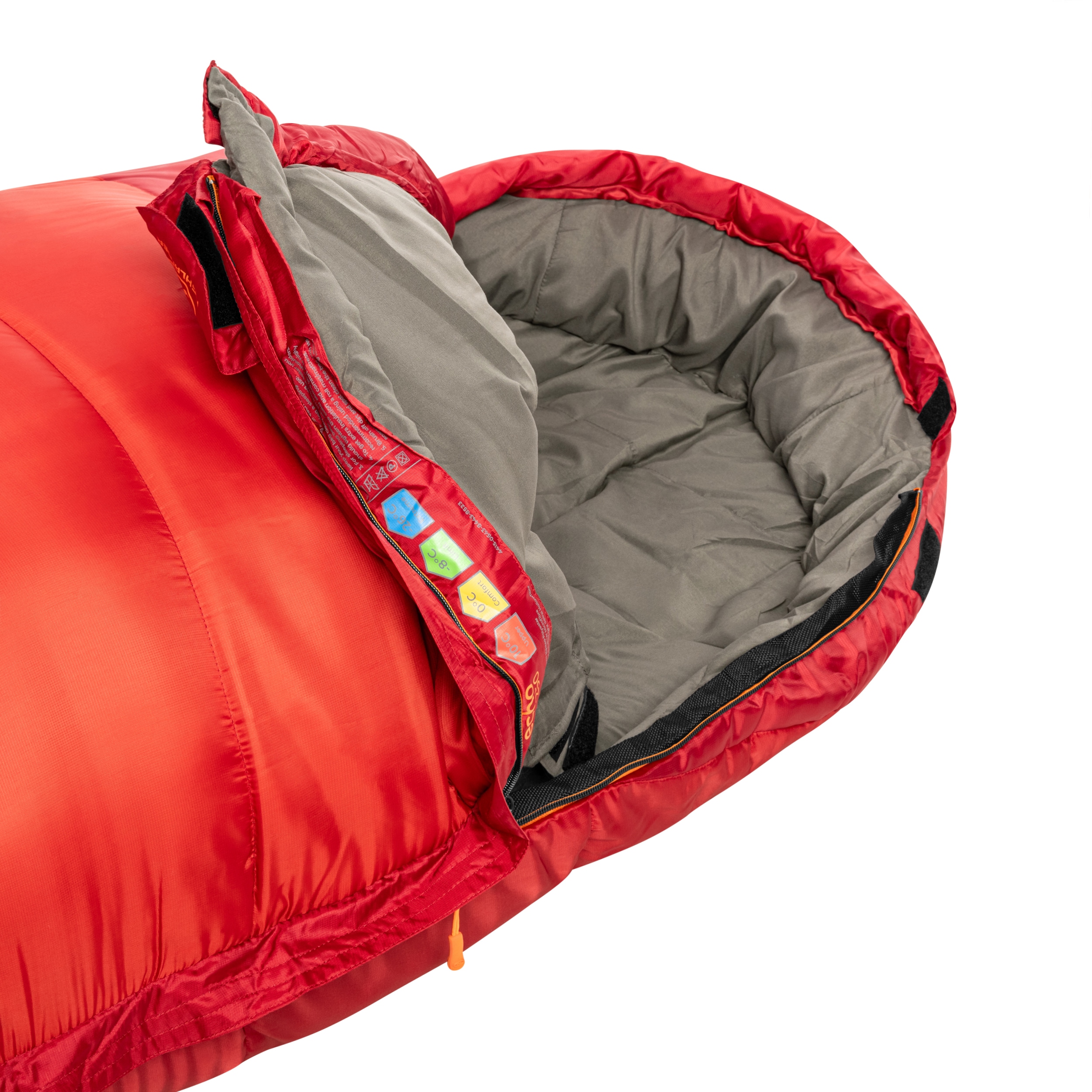 Highlander Outdoor Echo 250 Sleeping Bag - Red