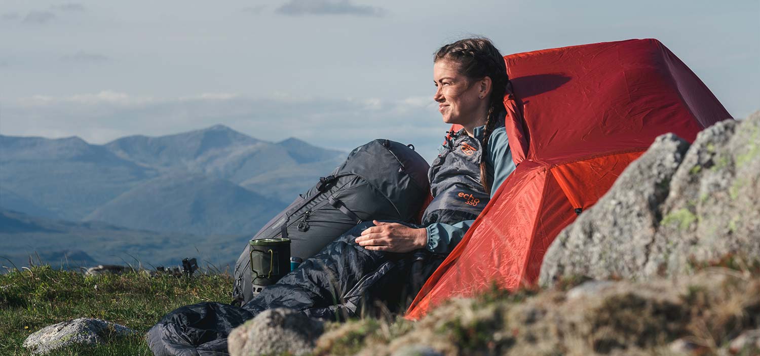 Highlander Outdoor Echo 350 Sleeping Bag - Charcoal