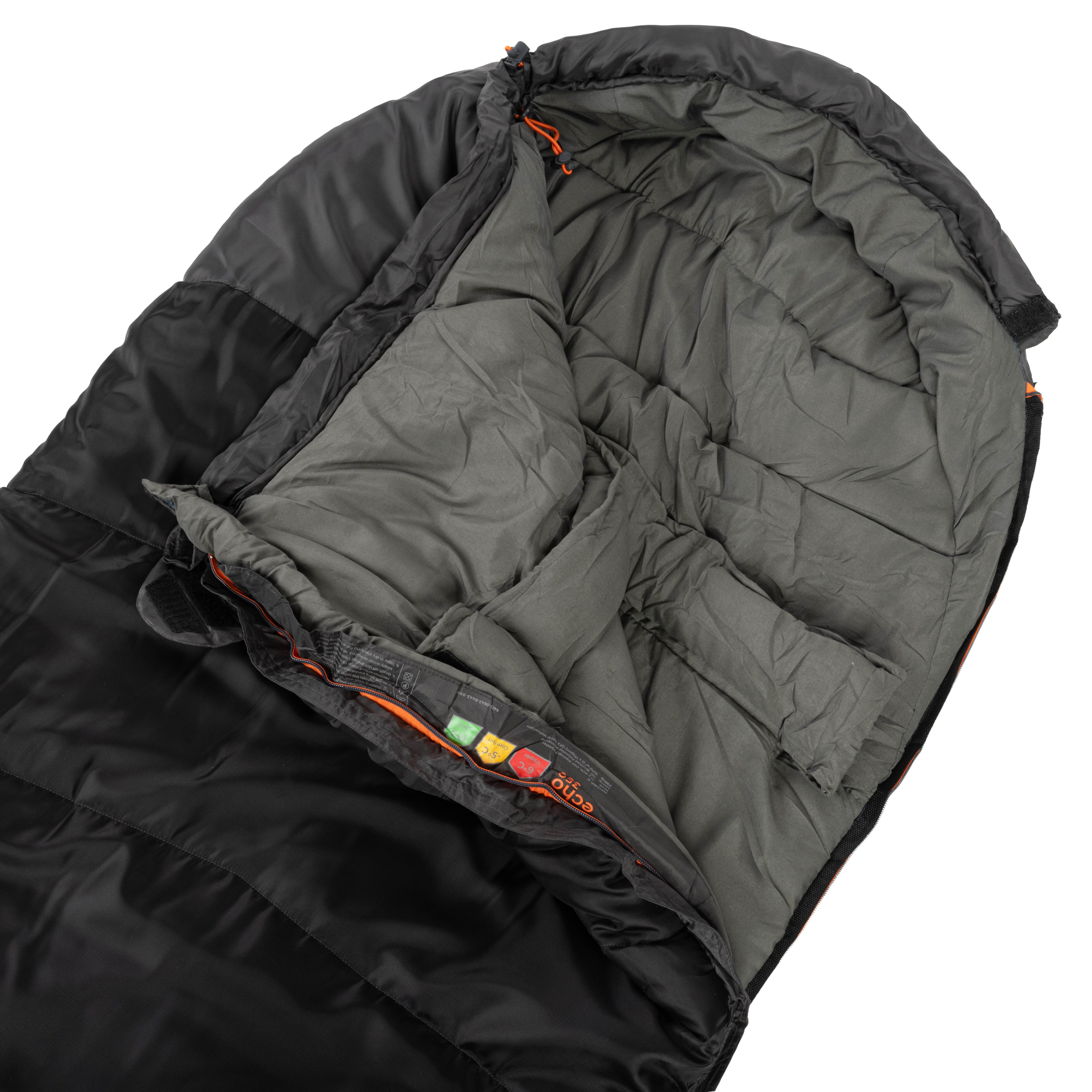 Highlander Outdoor Echo 350 Sleeping Bag - Charcoal