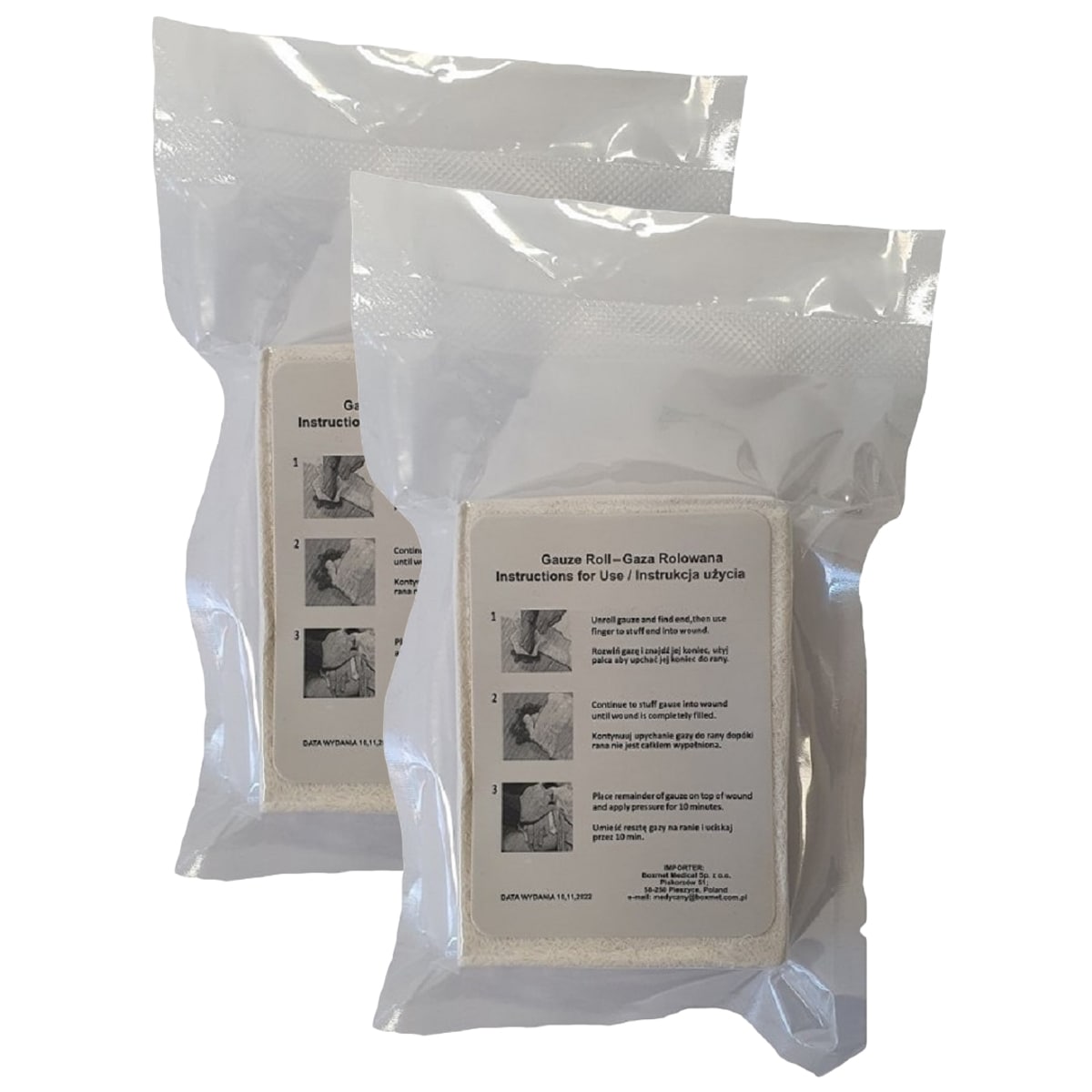 Joy Crown Compressed Gauze Roll - 2 pcs.