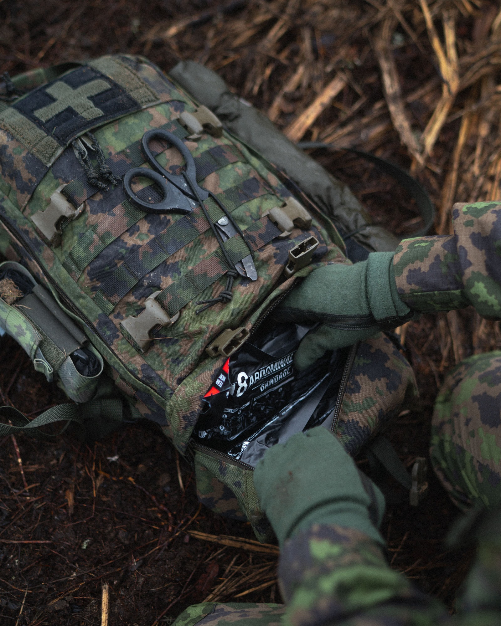 Savotta Medic Pack Backpack 18 l - M05 Finnish Woodland Camo