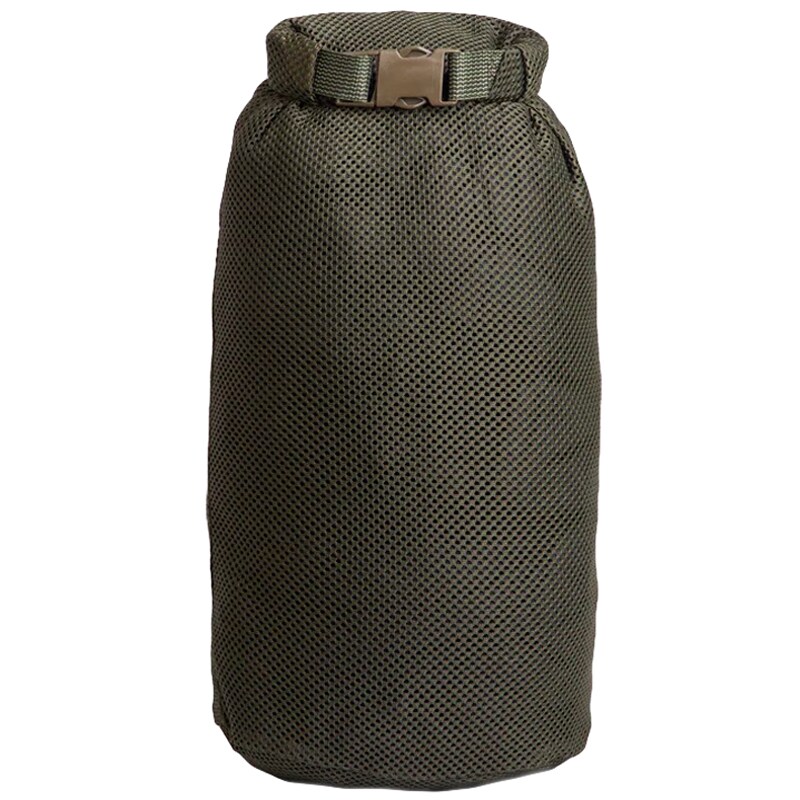 Savotta Stuffsack Rolltop Mesh Transport Bag 10 l - Green