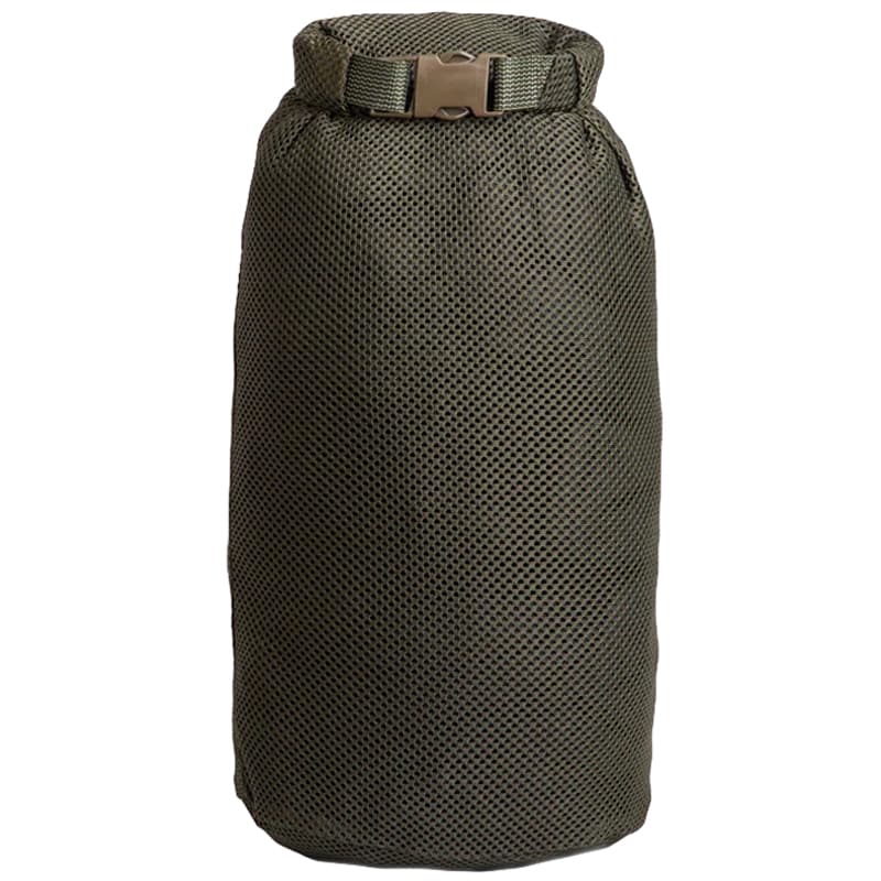 Savotta Stuffsack Rolltop Mesh Transport Bag 10 l - Green