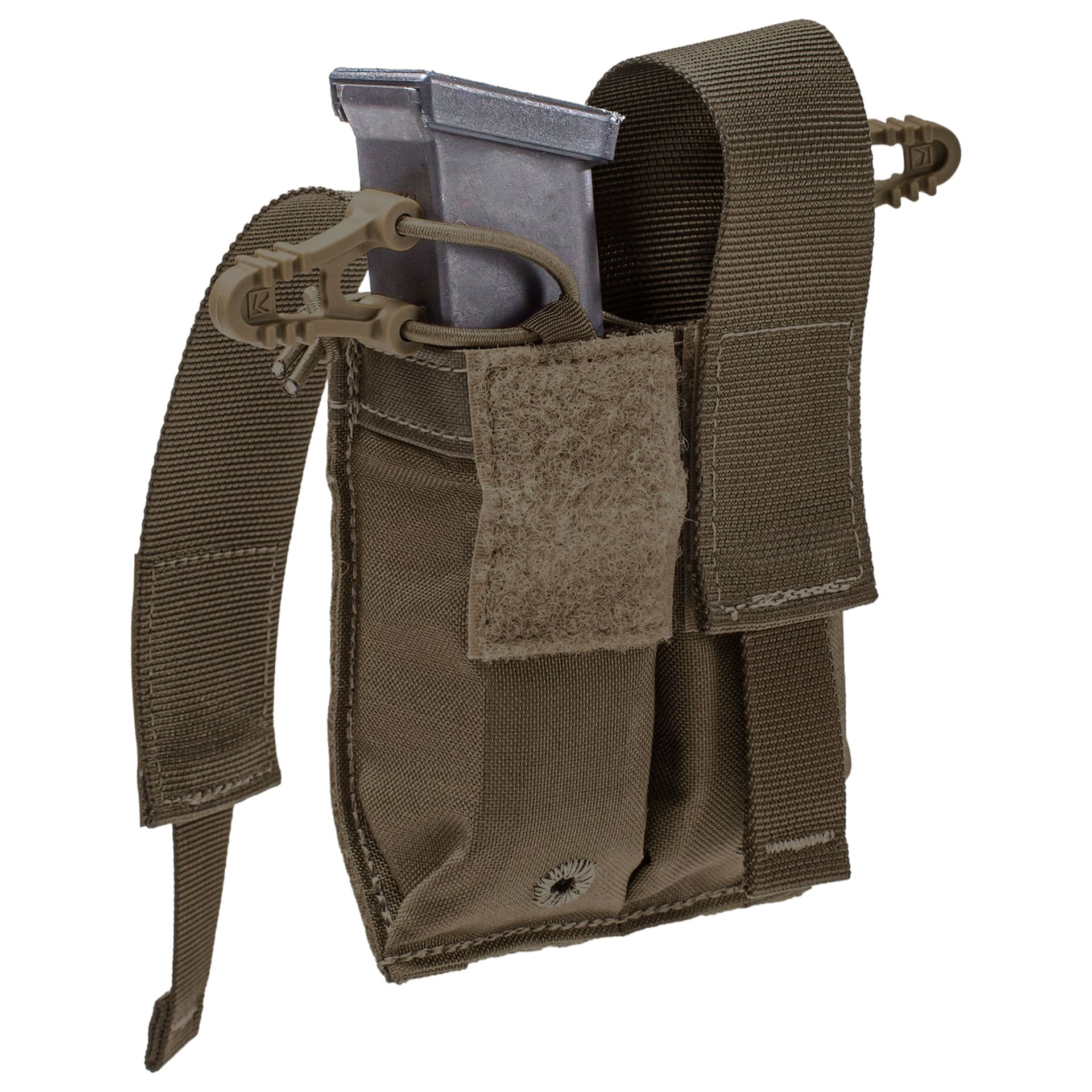 Lindnerhof Double pouch for PA004 pistol magazines - Stone Grey
