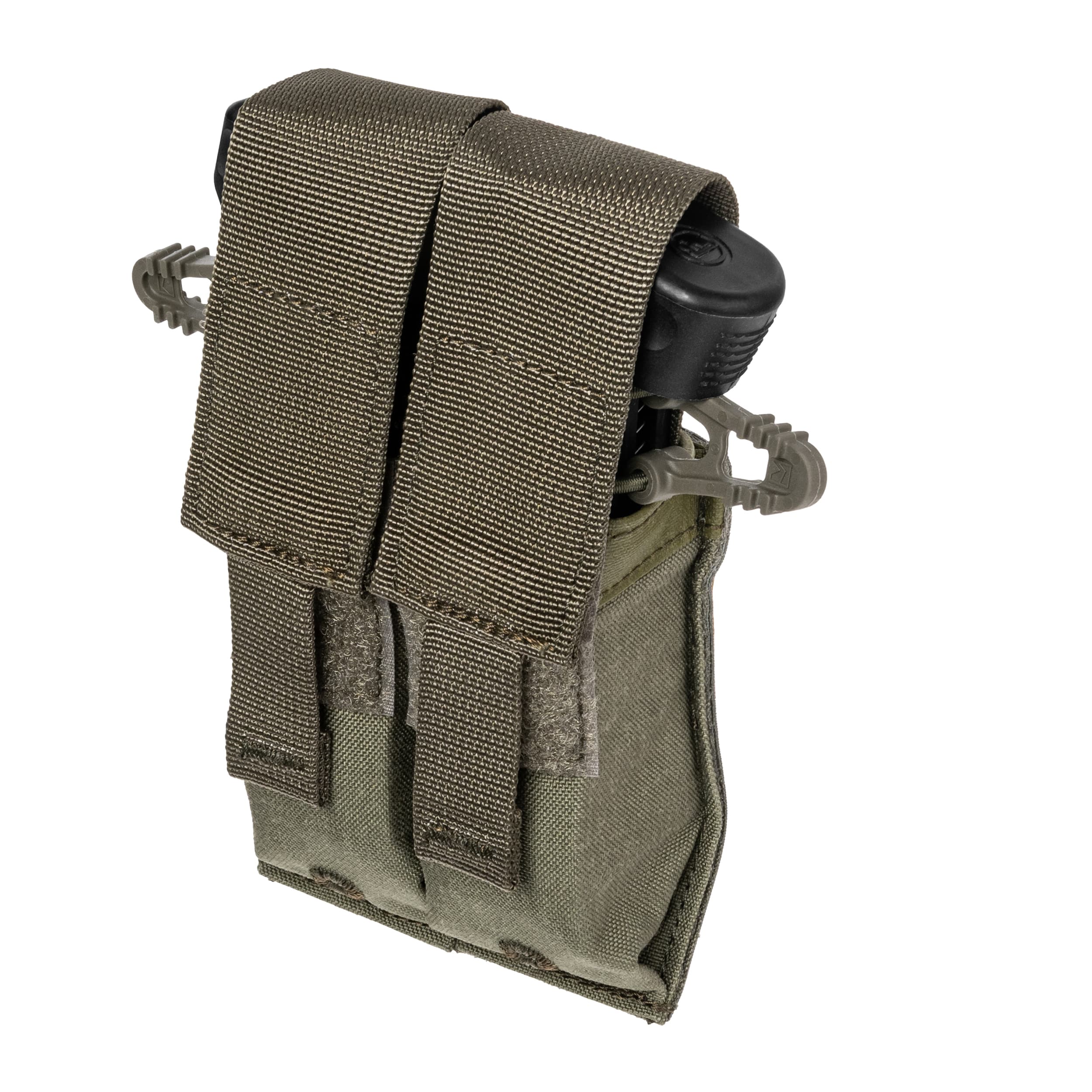 Lindnerhof Double pouch for PA004 small magazines - Stone Grey