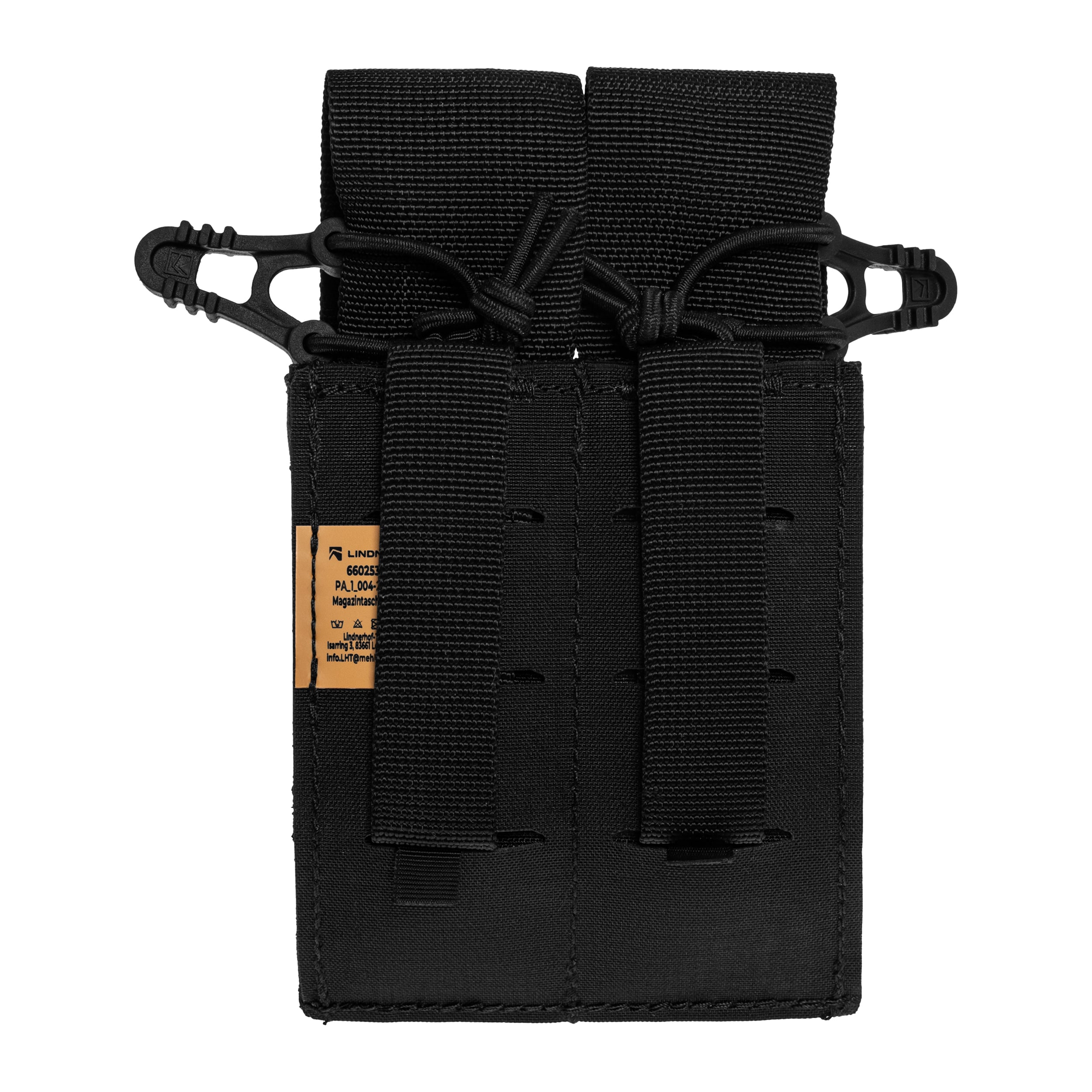 Lindnerhof Double pouch for PA004 pistol magazines - Black