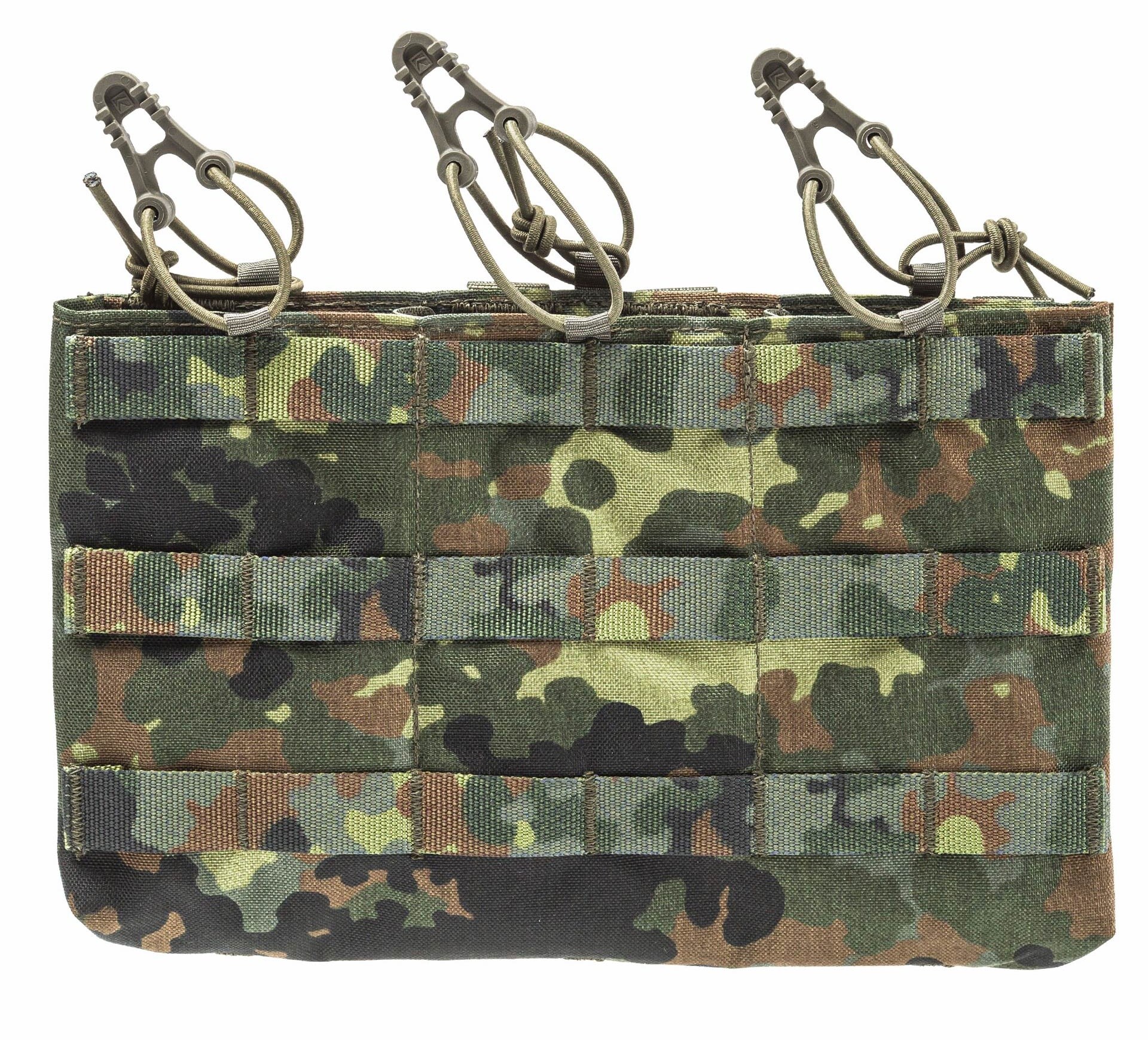 Lindnerhof Mag Panel X3 PA098/II Triple Magazine Pouch for 5.56 magazines - Flecktarn