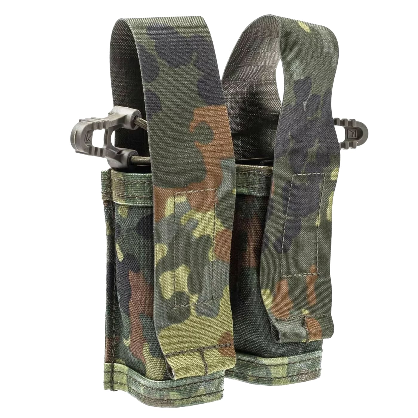 Lindnerhof MX762-2 Double Small Magazine Pouch - Flecktarn