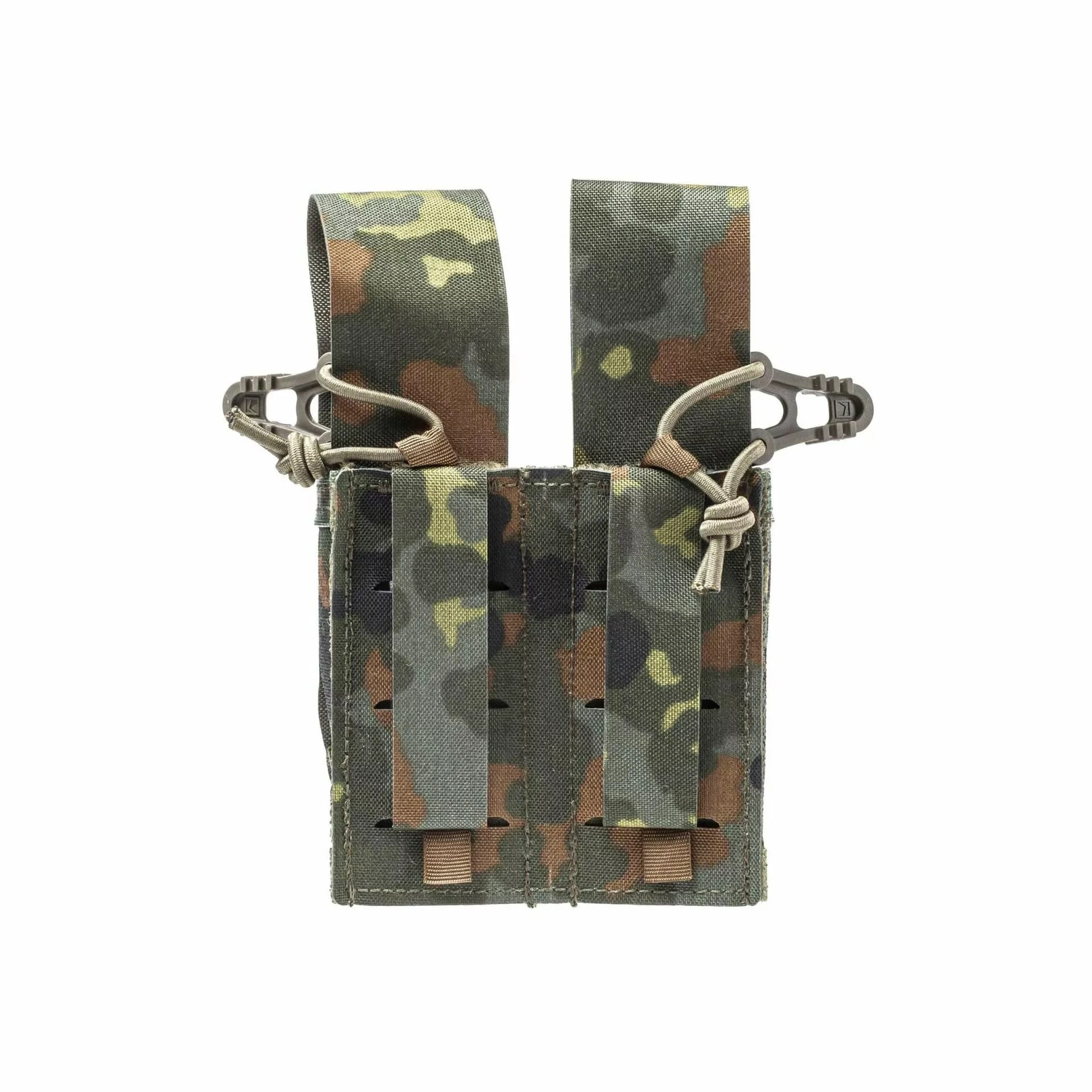 Lindnerhof MX762-2 Double Small Magazine Pouch - Flecktarn