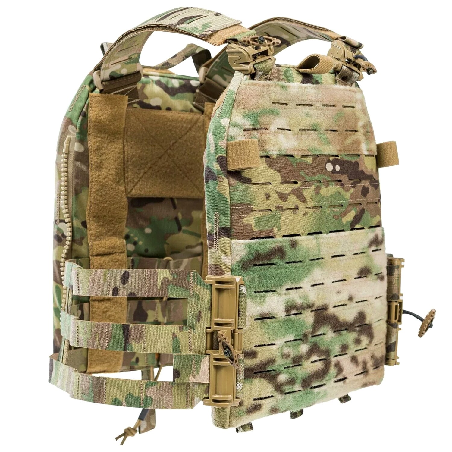 Lindnerhof Plate Carrier MX042 Tactical Vest - MultiCam