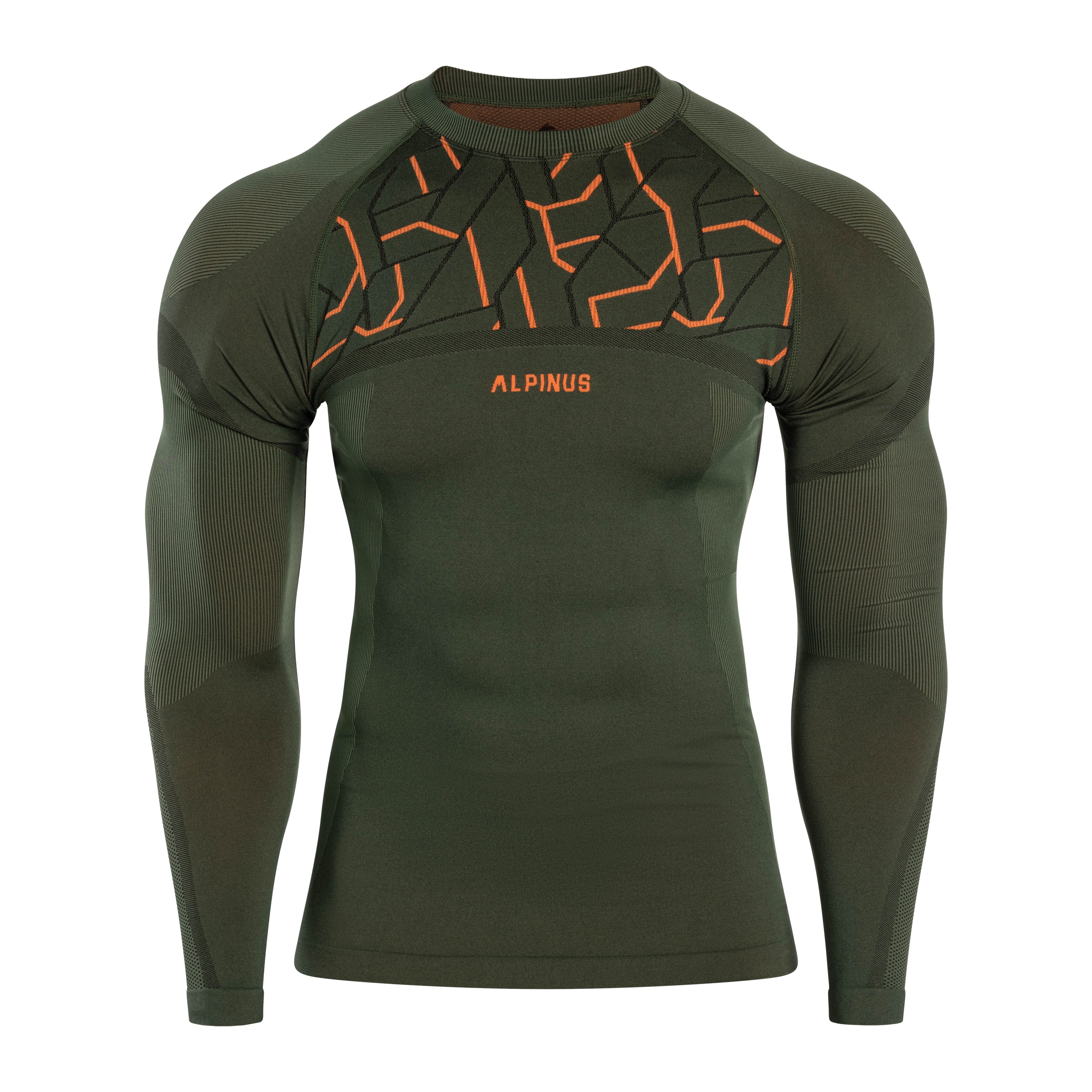 Alpinus Gausdal Thermal Underwear - Green/Orange