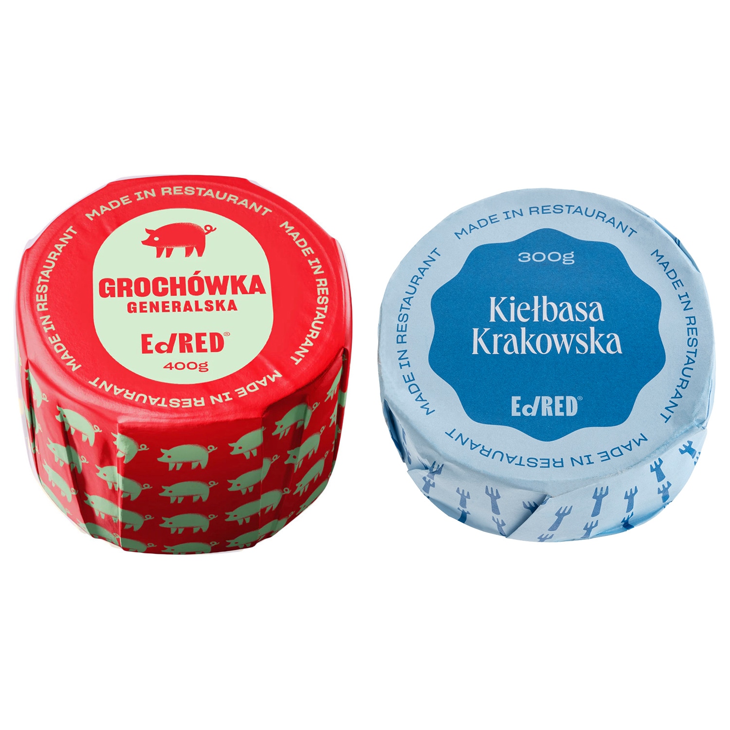 Ed Red Canned Food - Pea soup 400 g, Krakowska sausage 300 g