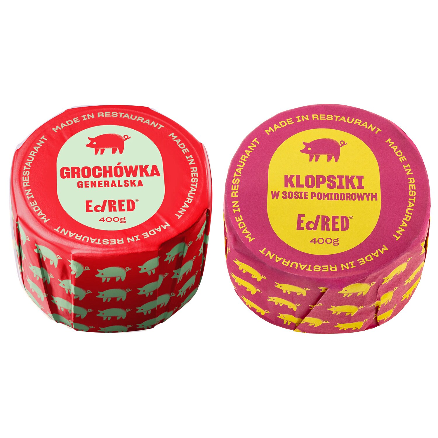 Ed Red Canned Food - Pea Soup 400 g, Meatballs in tomato sauce 400 g