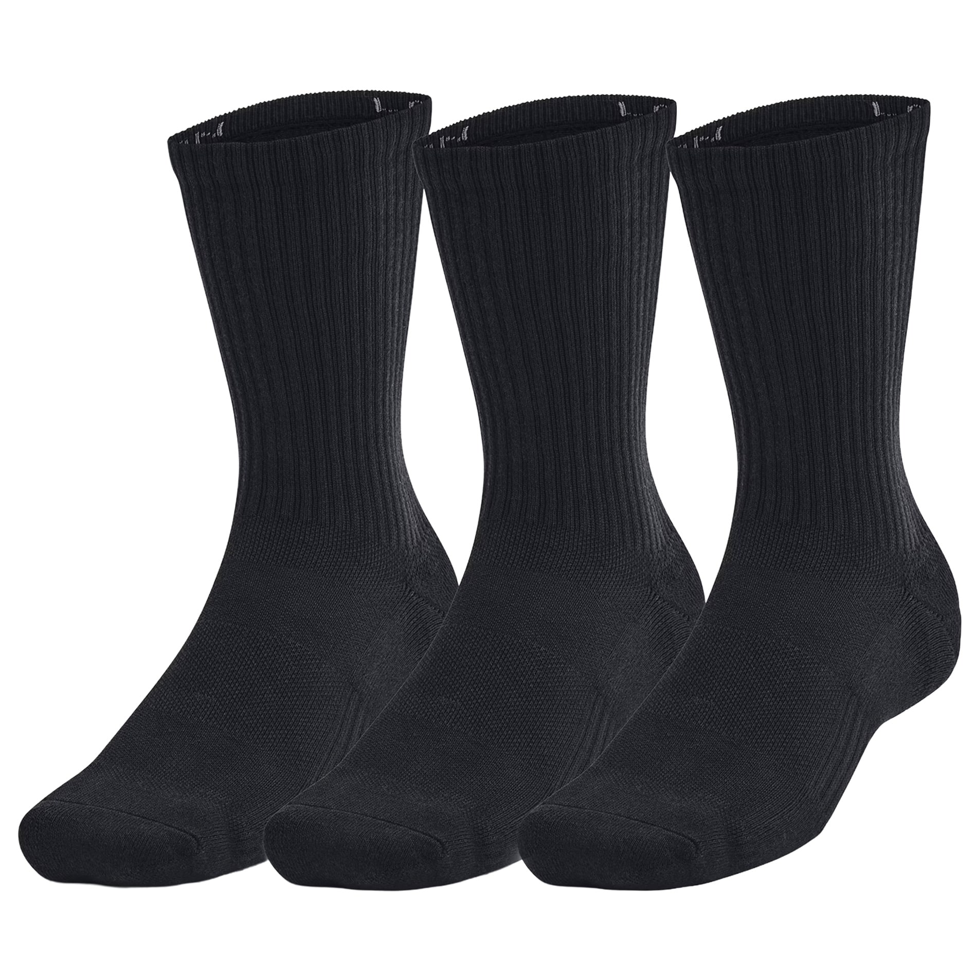 Under Armour Training Cotton Black/White Socks - 3 pairs
