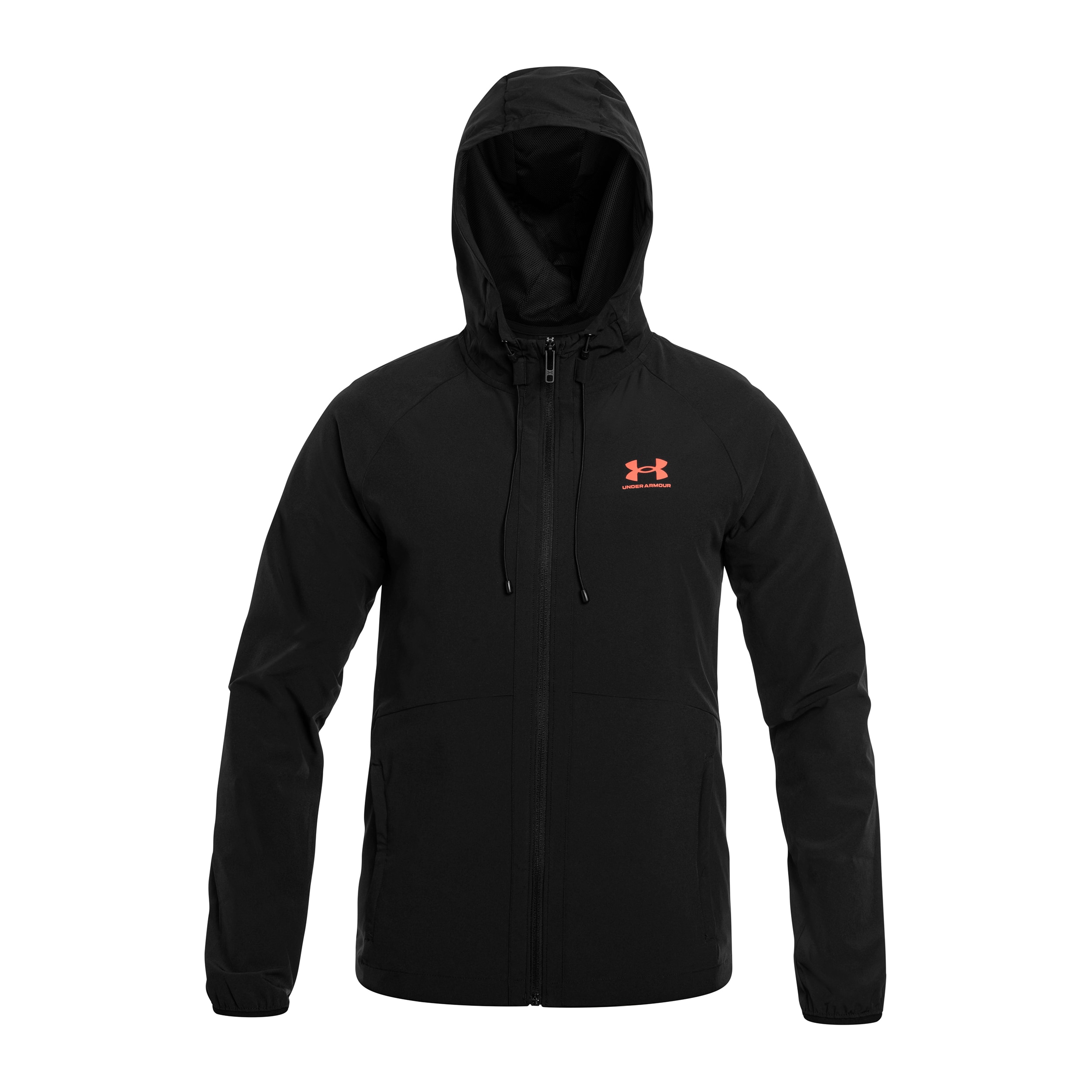 Under Armour UA Stretch Woven Jacket - Black/Racer Red