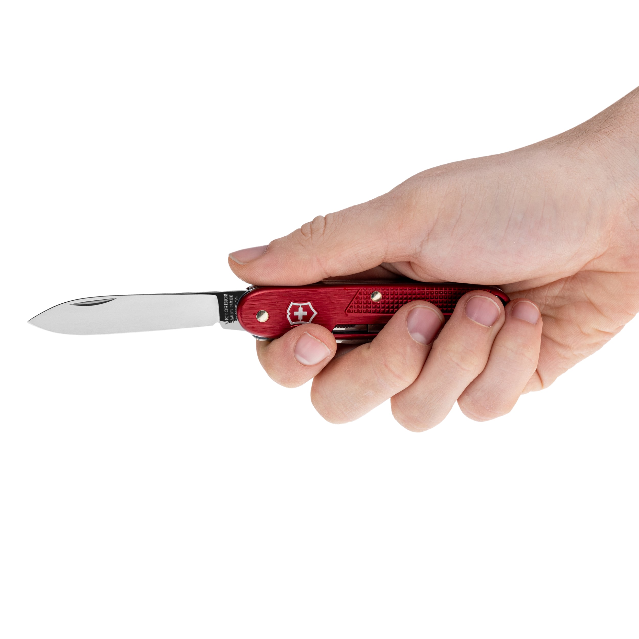 Victorinox Alox Refined Synergy Pocket Knife - Red