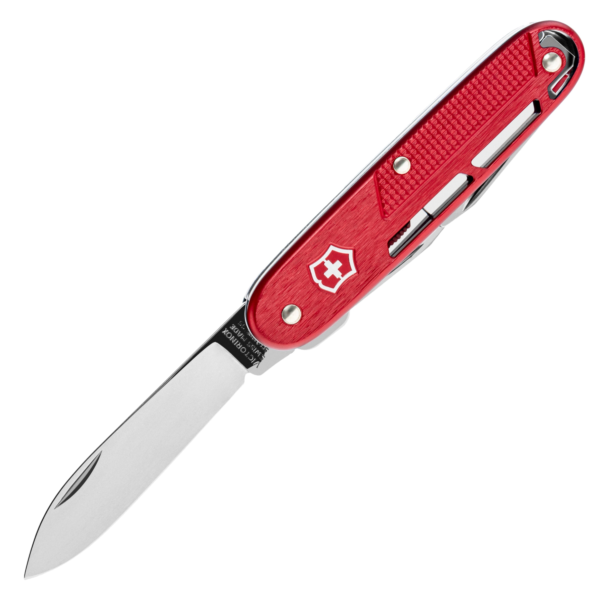 Victorinox Alox Refined Synergy Pocket Knife - Red