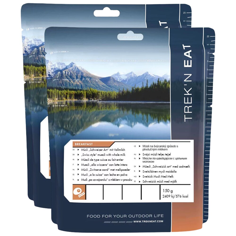 Trek'n Eat Freeze-dried food - Swiss-style muesli with powdered milk 150 g - 2 pcs.