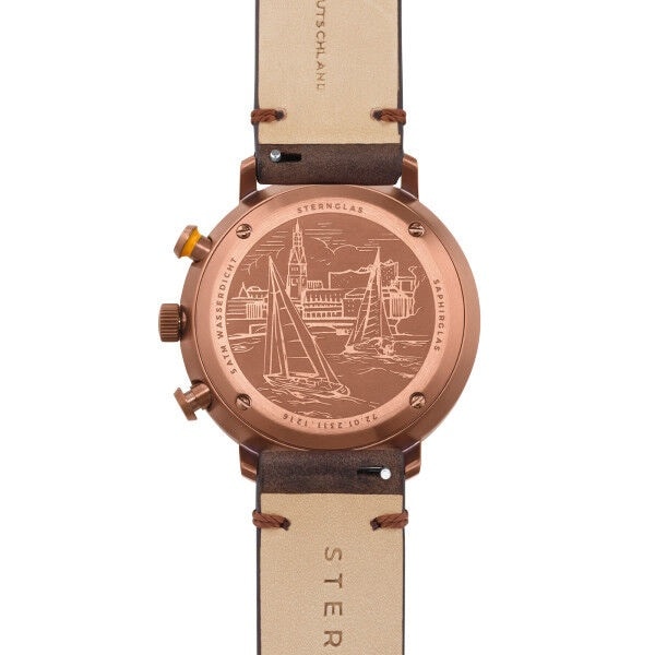 Sternglas Hamburg Chrono Watch - Dark Green