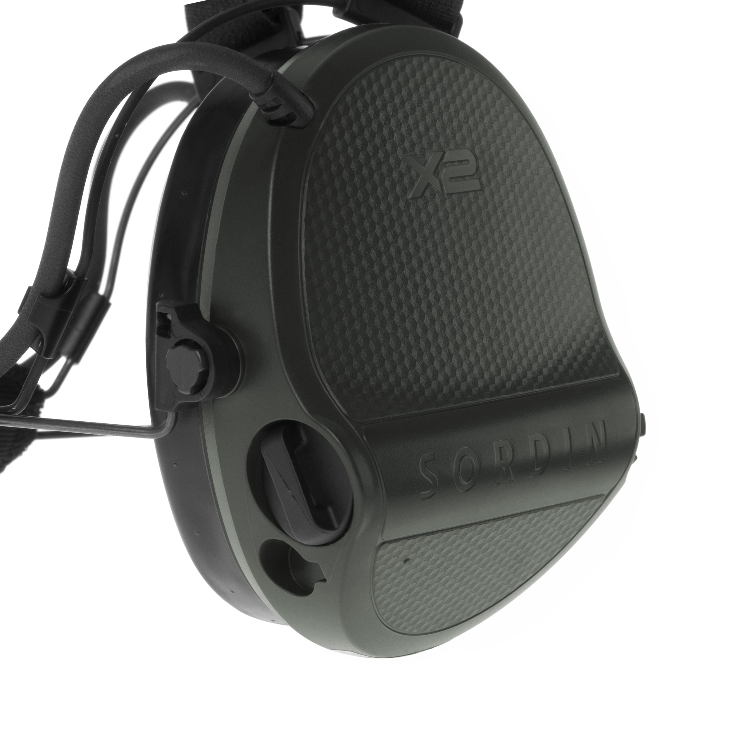Sordin Supreme X2 Gel Neckband Active Hearing Protectors - Green