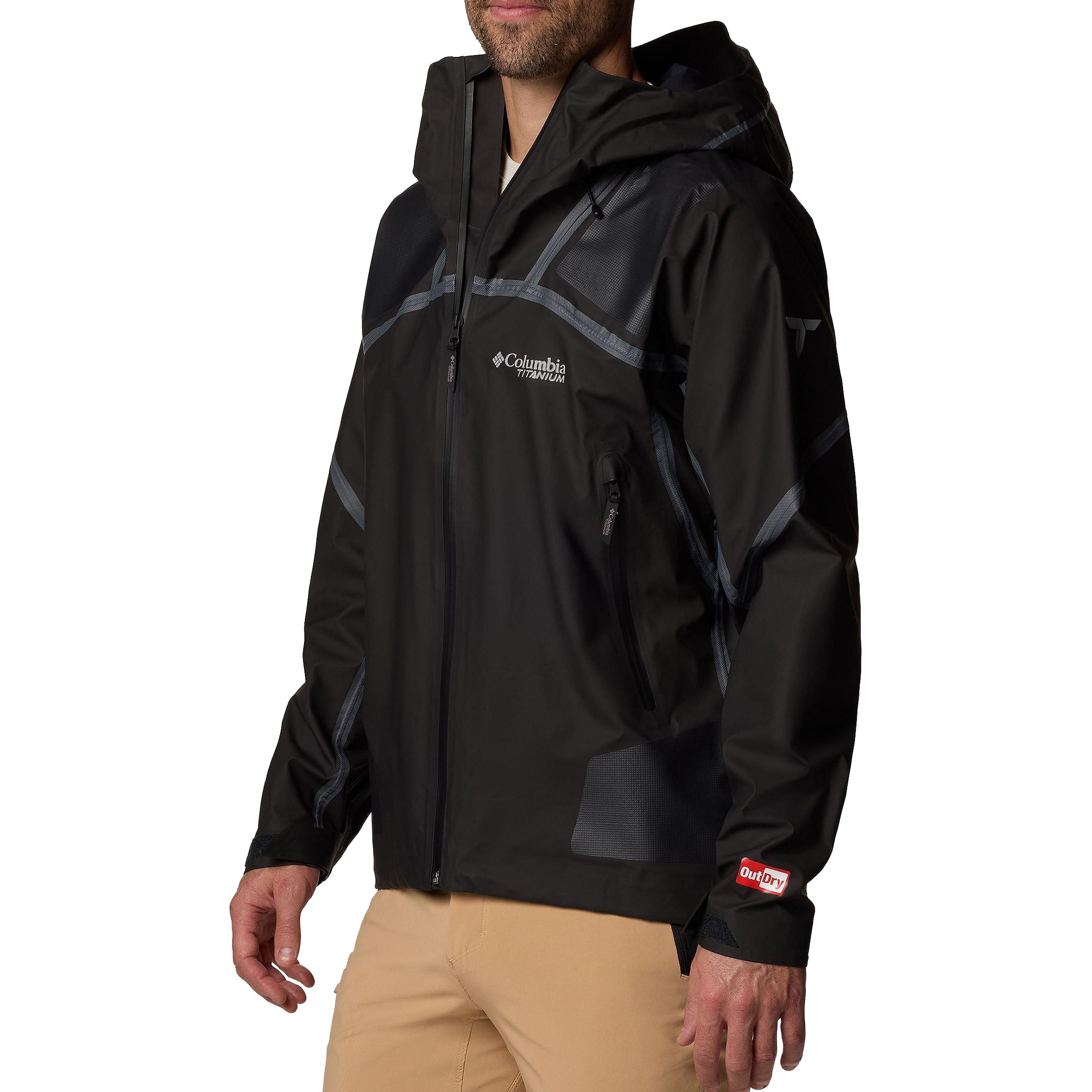 Columbia Whistler Peak Shell Titanium Jacket - Black
