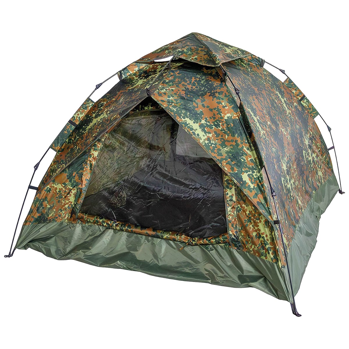 MFH Quick Up Monodom 3- Person Tent - Flecktarn