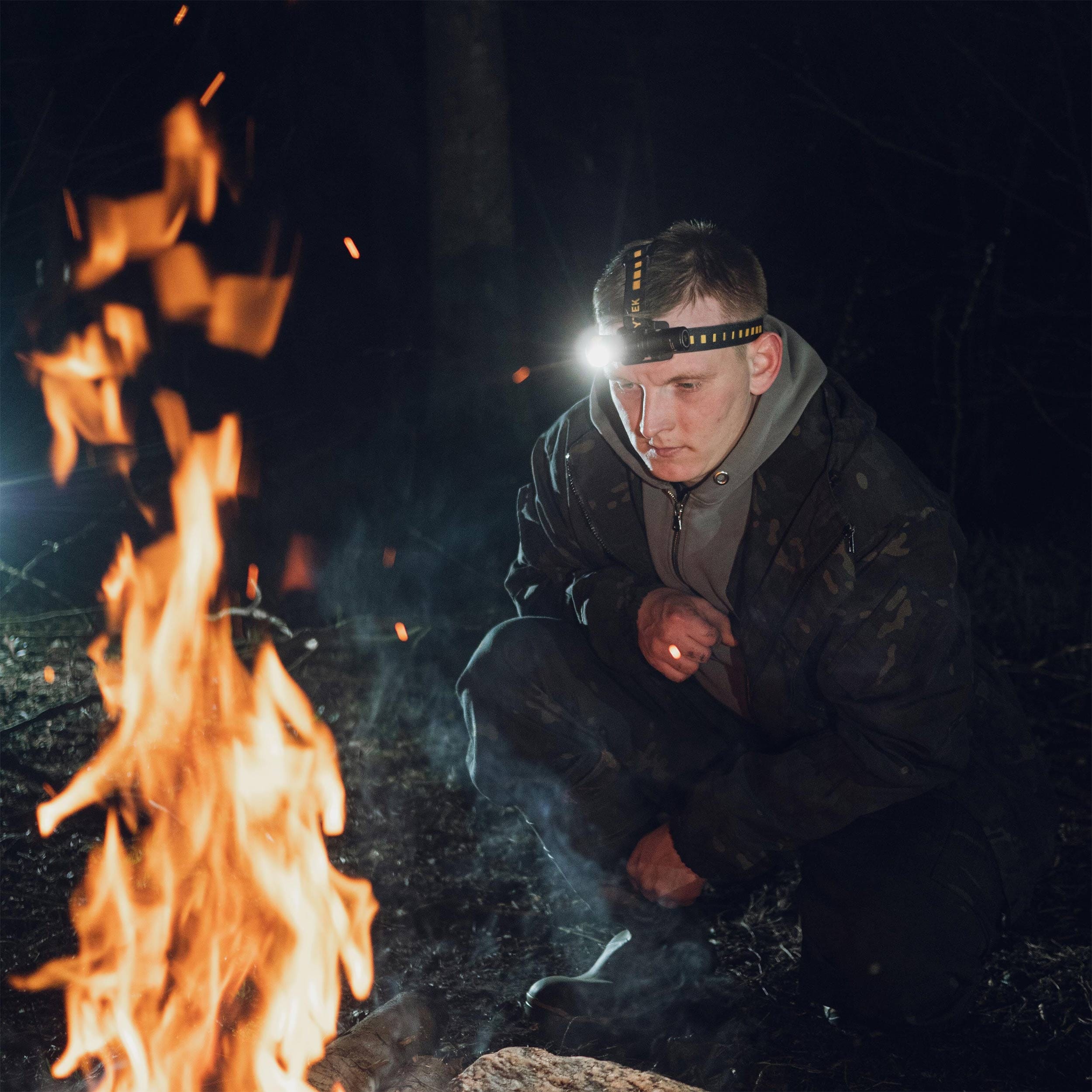 Armytek Wizard C2 Pro Nichia Magnet USB Yellow PCB Head and Angle Flashlight - 1600 lumens