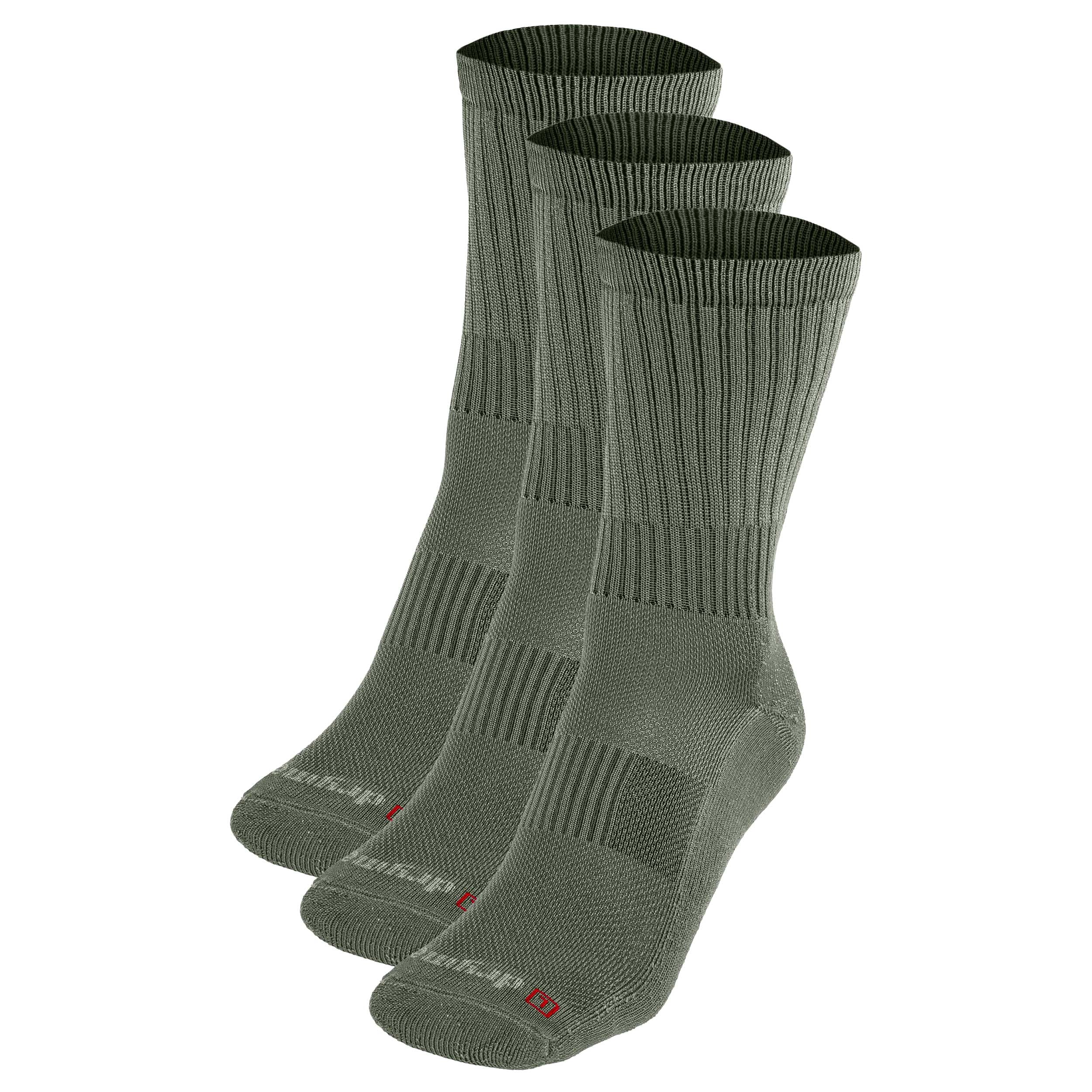 Drymax Active Duty Crew Sock 3 pairs - Foliage Green