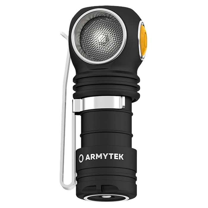 Armytek Wizard C1 Pro Magnet USB White PCB Headl and Angle Flashlight - 1000 lumens