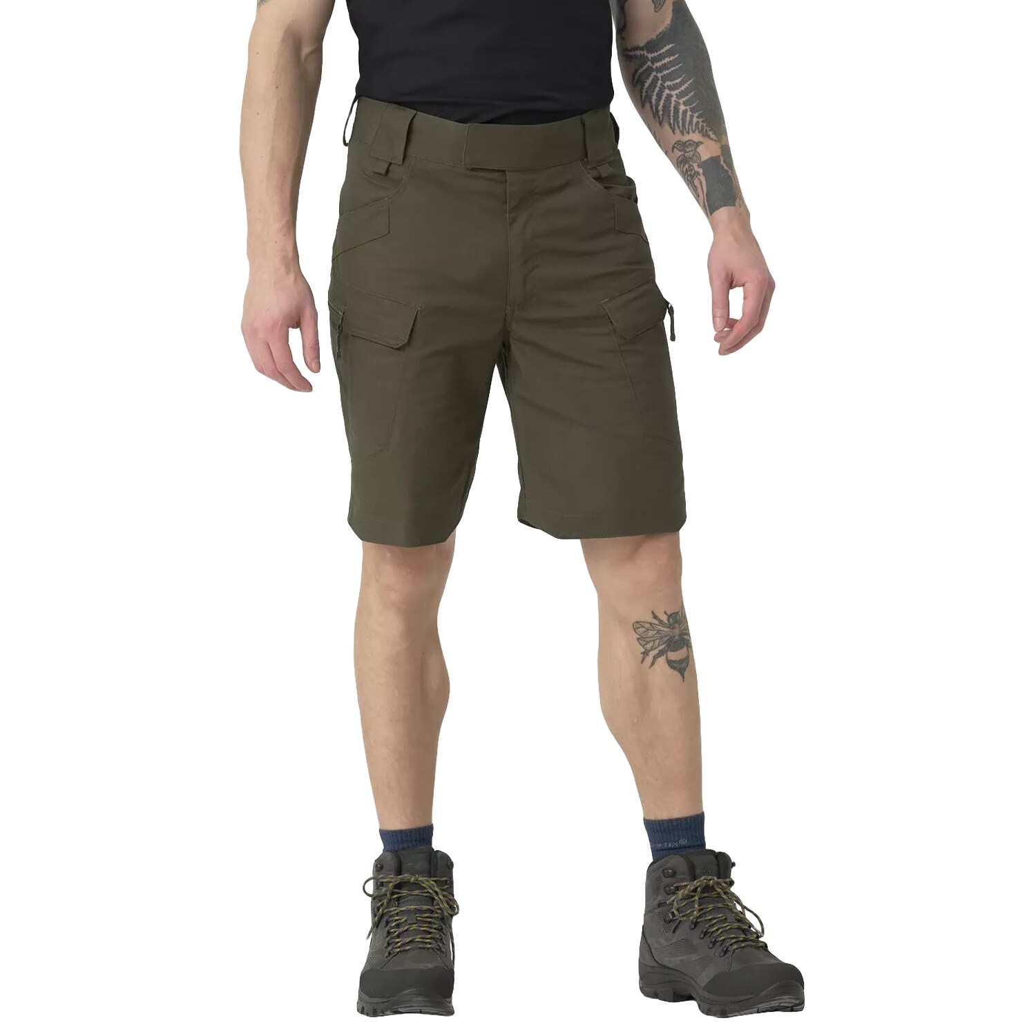 Helikon UTS PolyCotton Stretch Rip-Stop Shorts 8.5'' - Taiga Green