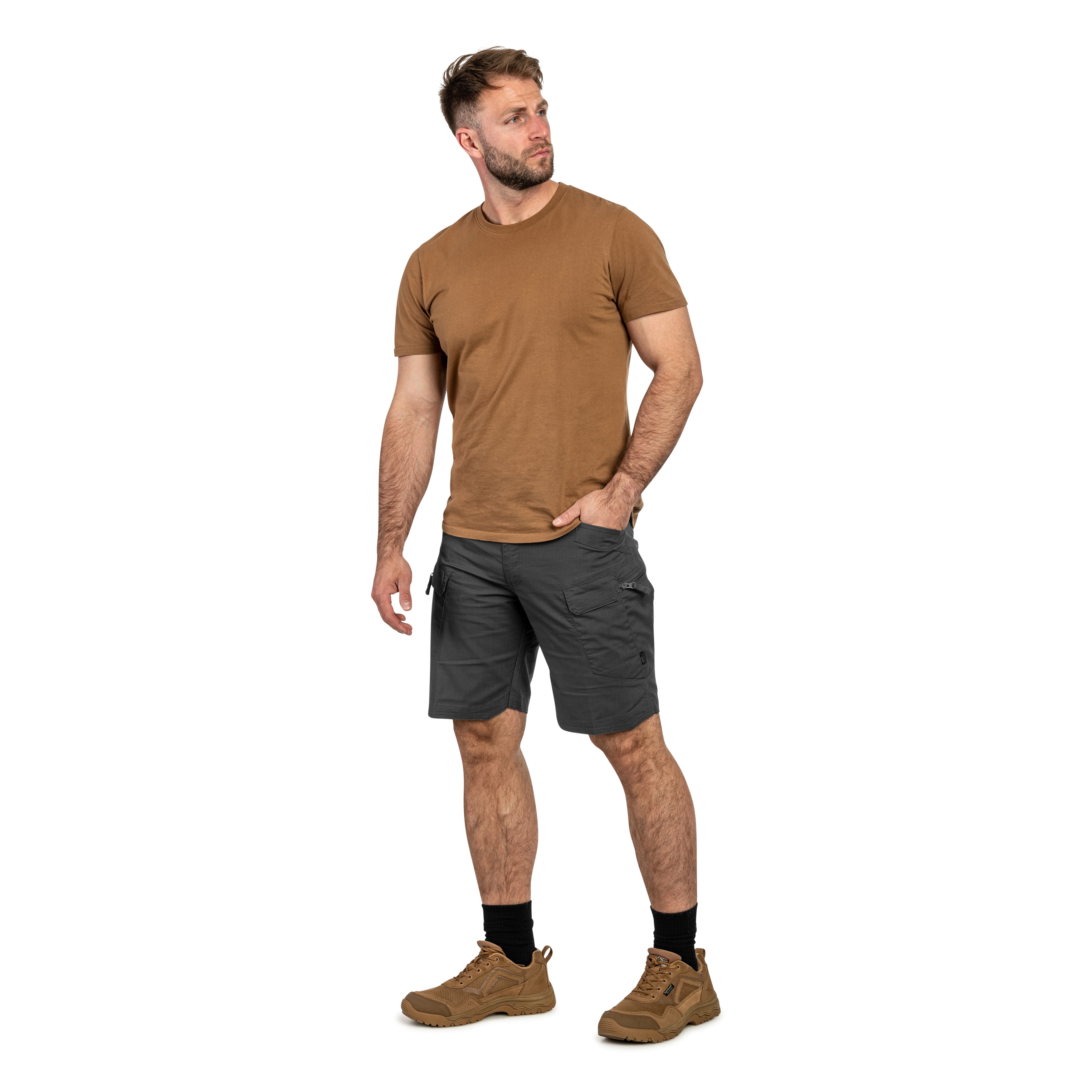 Helikon-Tex UTS PolyCotton Stretch Rip-Stop 8,5'' Shorts - Shadow Grey