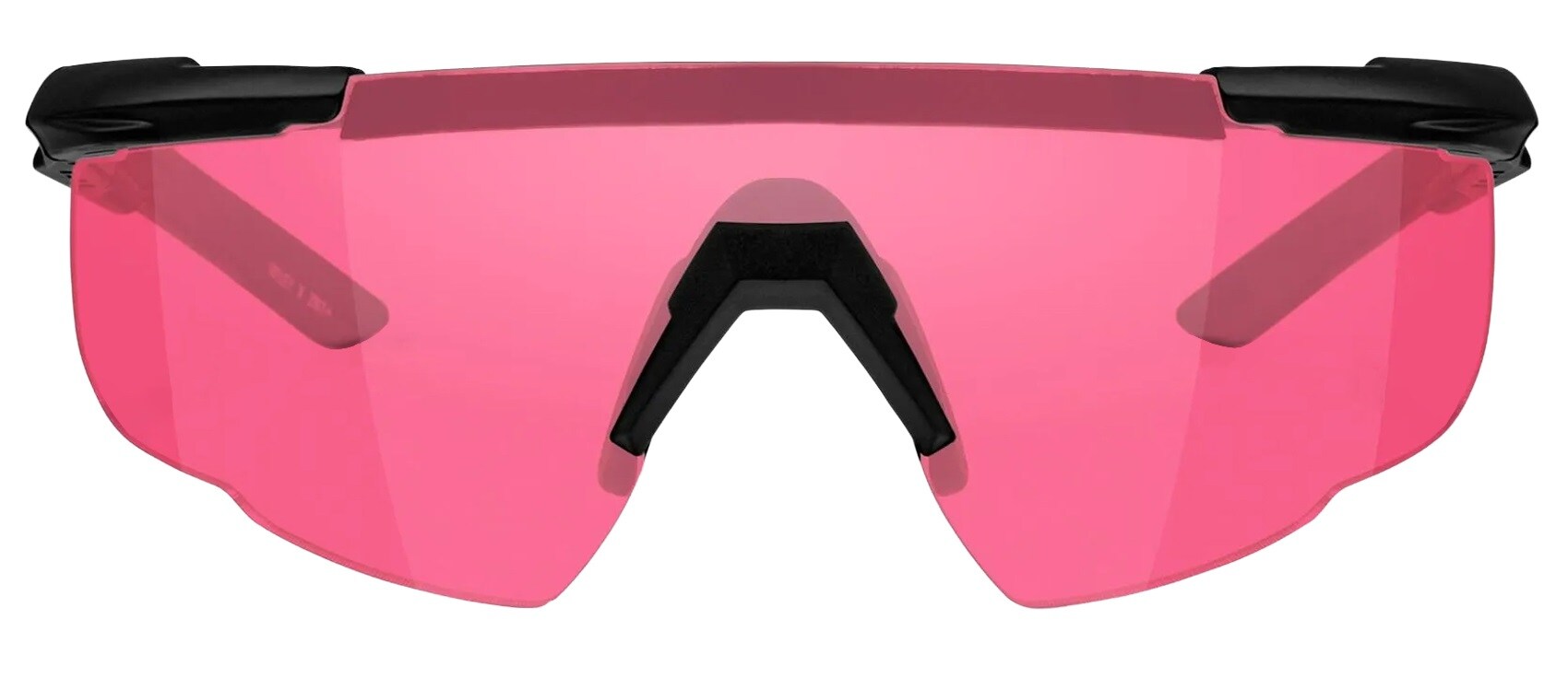 Wiley X Saber Advanced Tactical Glasses - Vermillion/Matte Black + Anti-Fog Cleaner Kit - set