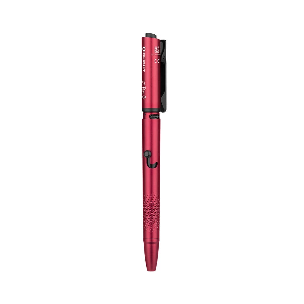 Olight O'Pen 3 Pen Flashlight Wine Red - 120 lumens