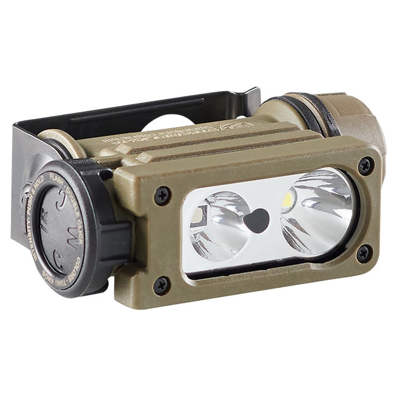 Streamlight Sidewinder Compact III Helmet Flashlight Coyote - 275 lumens