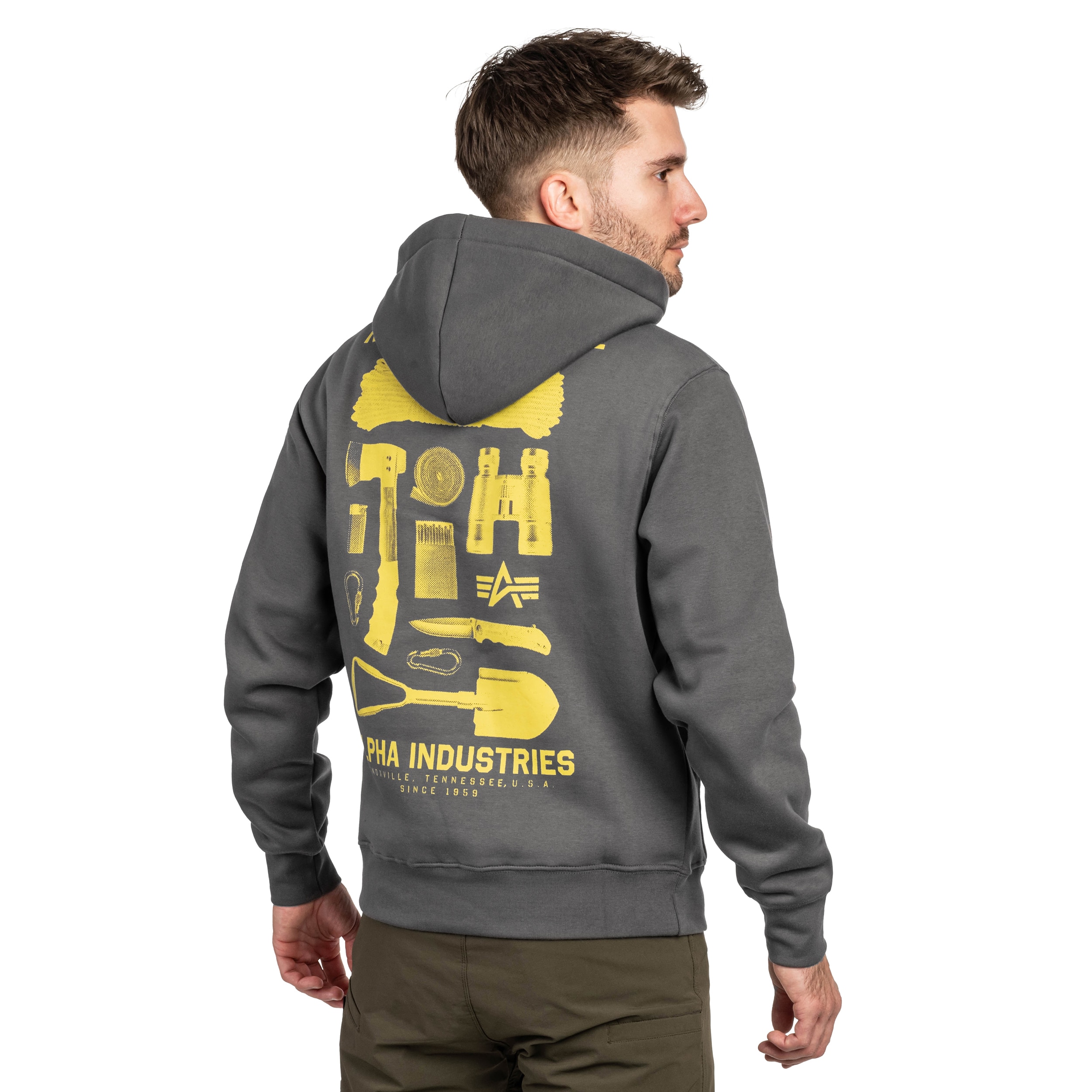 Alpha Industries Return To Base Sweatshirt - Vintage Grey