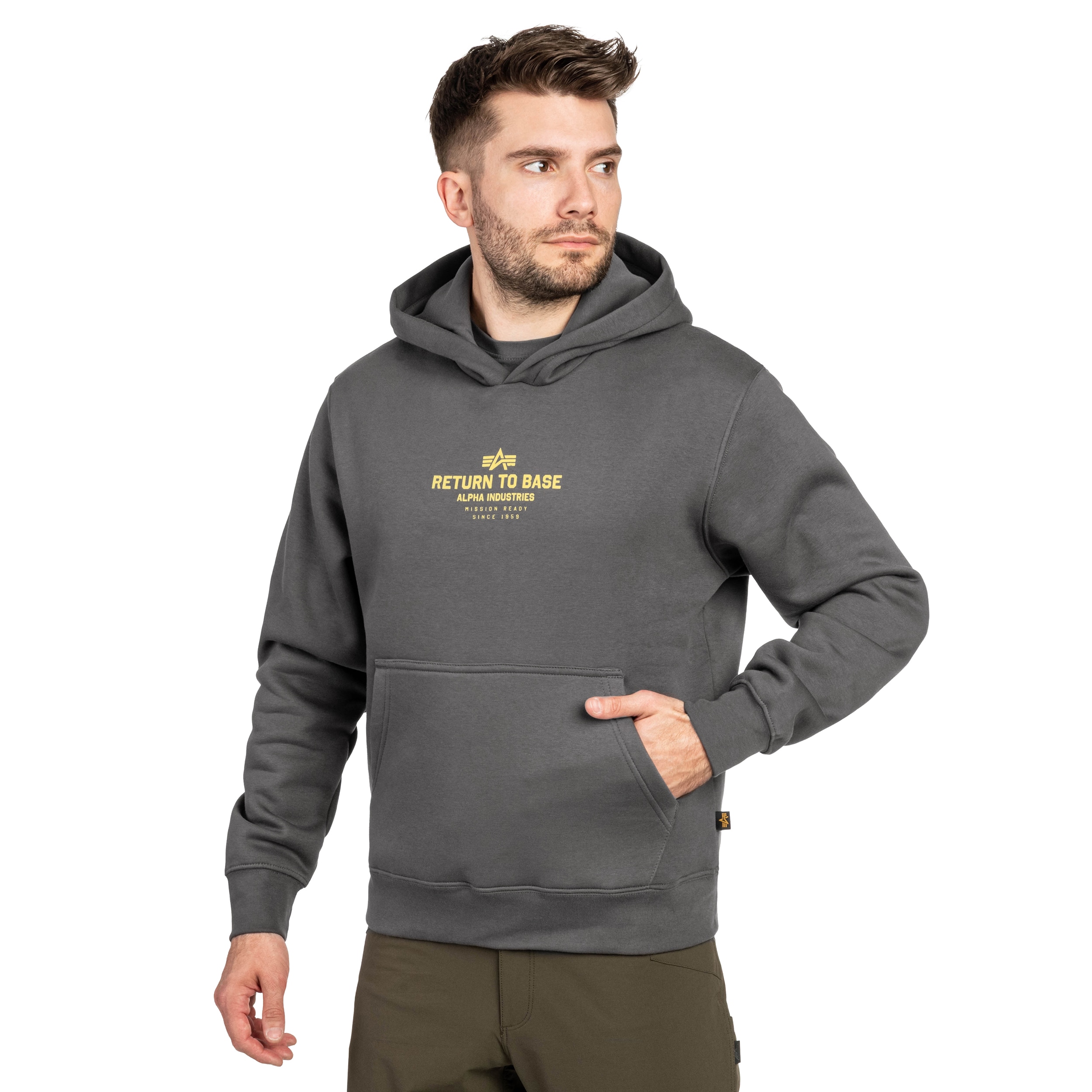 Alpha Industries Return To Base Sweatshirt - Vintage Grey
