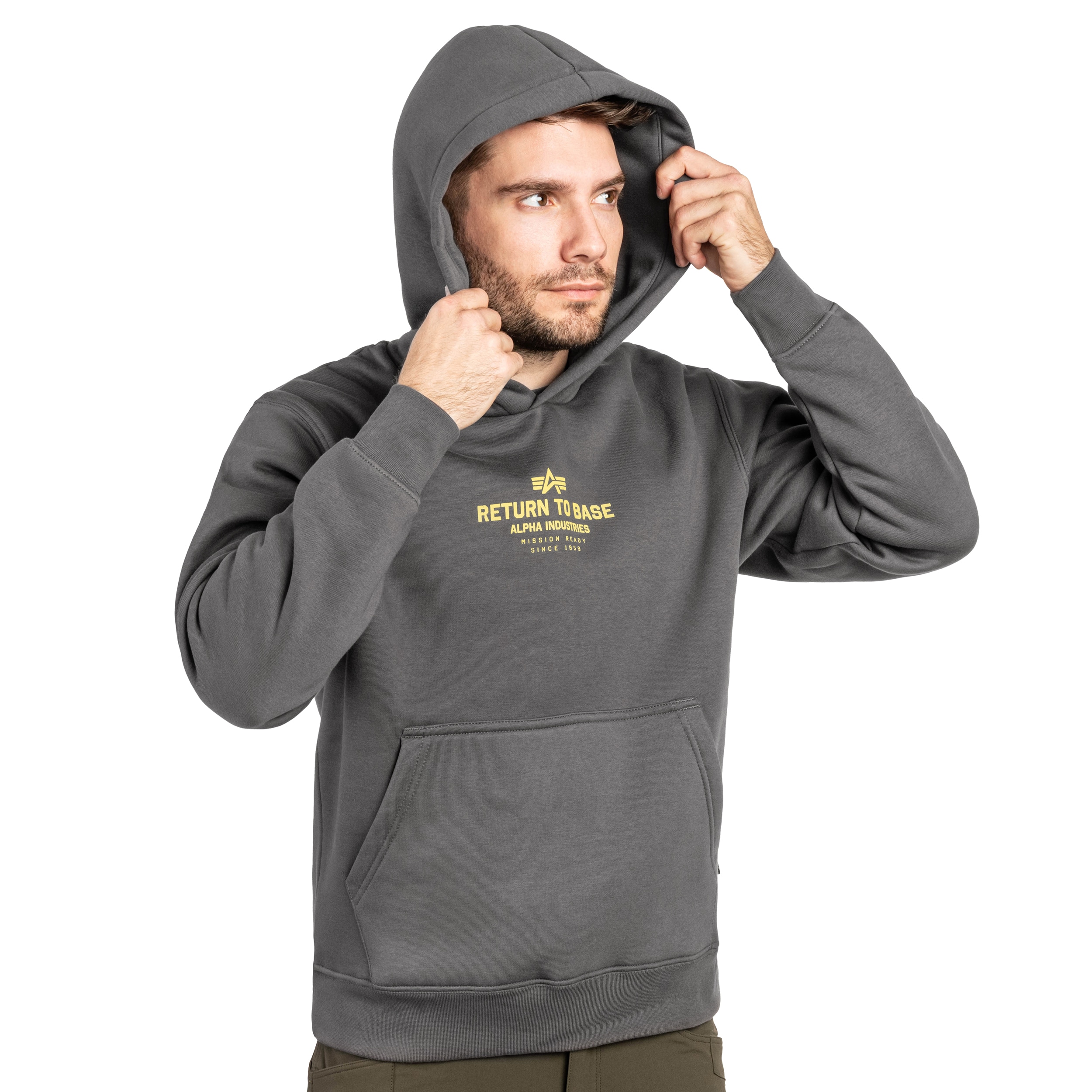 Alpha Industries Return To Base Sweatshirt - Vintage Grey
